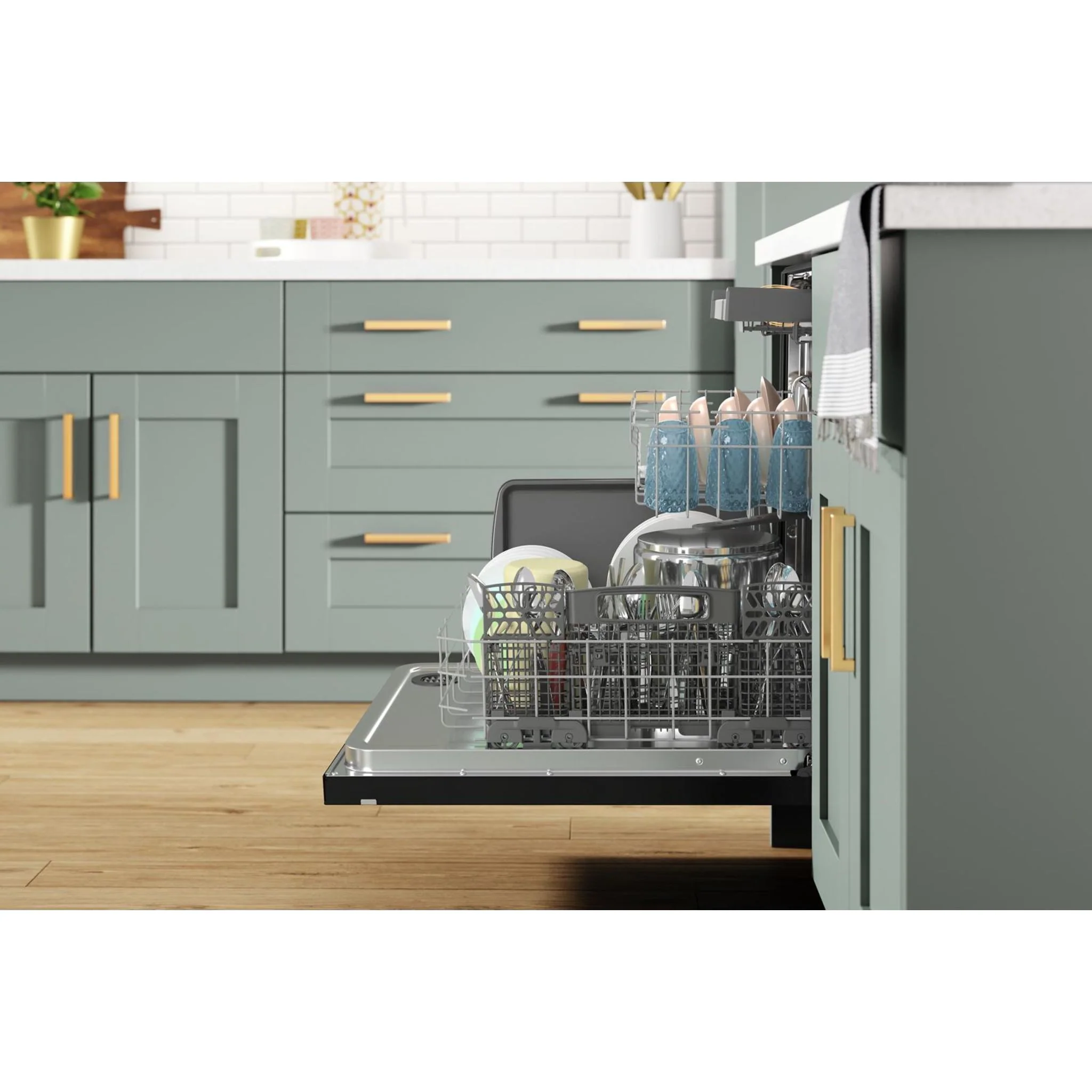 Whirlpool 24-Inch Stainless Steel Dishwasher with AI Intelligent Wash - 47 dBA -Black (WDTA50SAKB) - Image 7