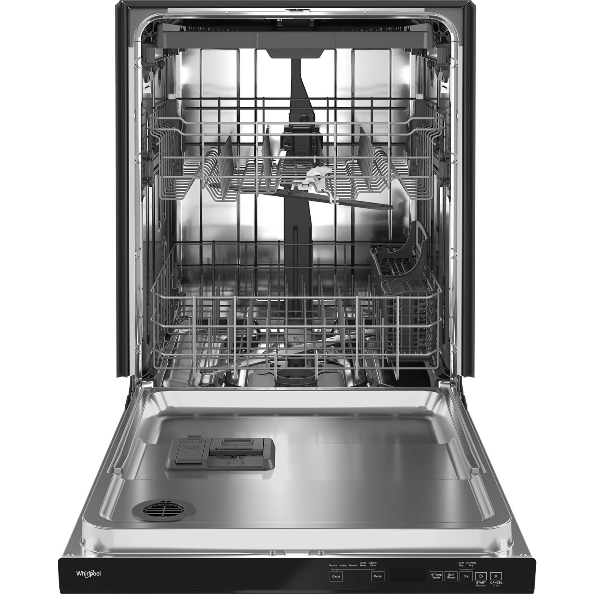 Whirlpool 24-Inch Stainless Steel Dishwasher with AI Intelligent Wash - 47 dBA -Black (WDTA50SAKB) - Image 8