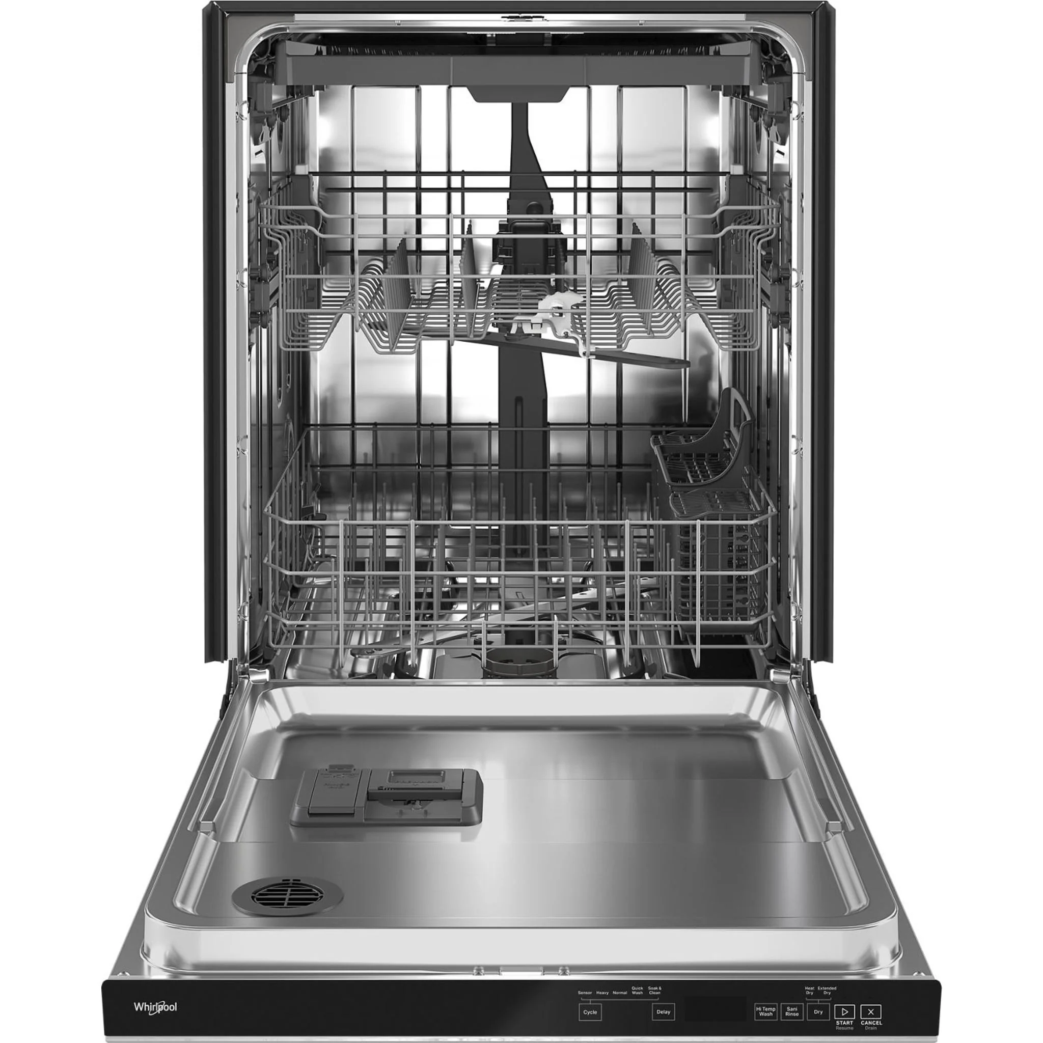 Whirlpool 24-Inch Stainless Steel Dishwasher with AI Intelligent Wash - 47 dBA -Black Stainless (WDTA50SAKV) - Image 17
