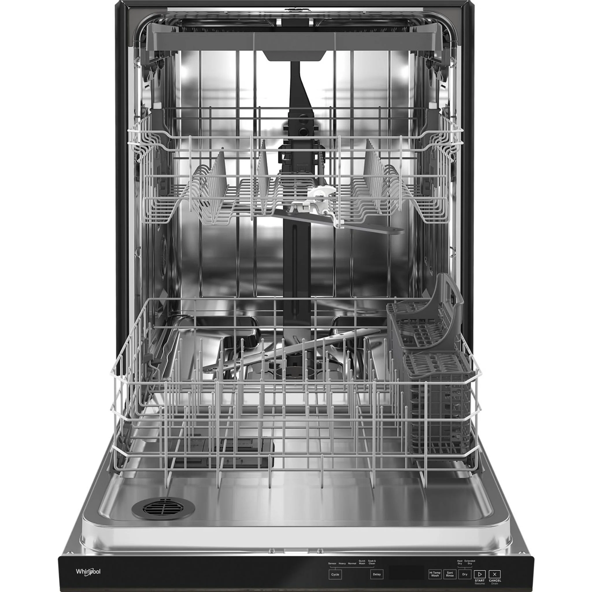 Whirlpool 24-Inch Stainless Steel Dishwasher with AI Intelligent Wash - 47 dBA -Black Stainless (WDTA50SAKV) - Image 7