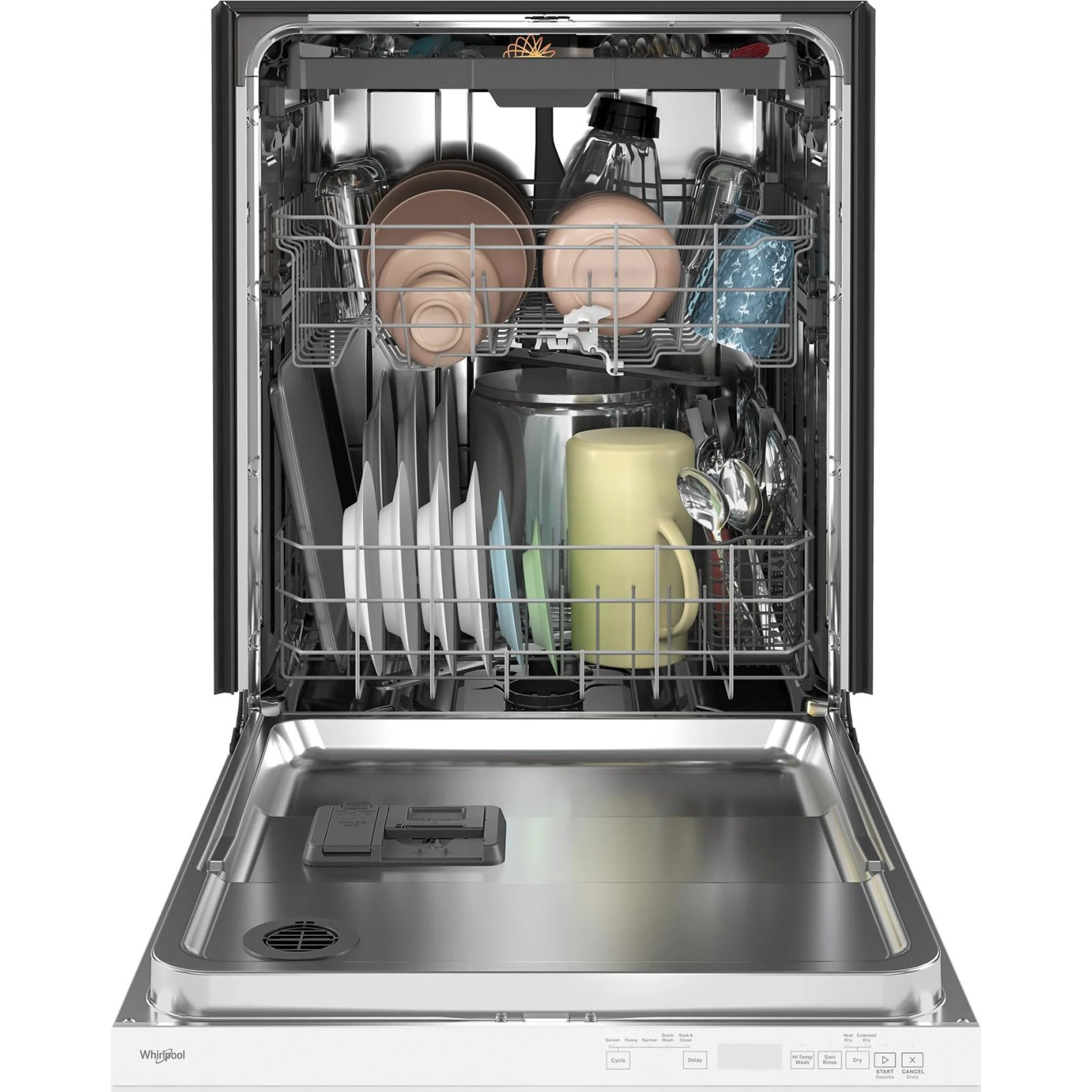 Whirlpool 24-Inch Stainless Steel Dishwasher with AI Intelligent Wash - 47 dBA -White (WDTA50SAKW) - Image 17