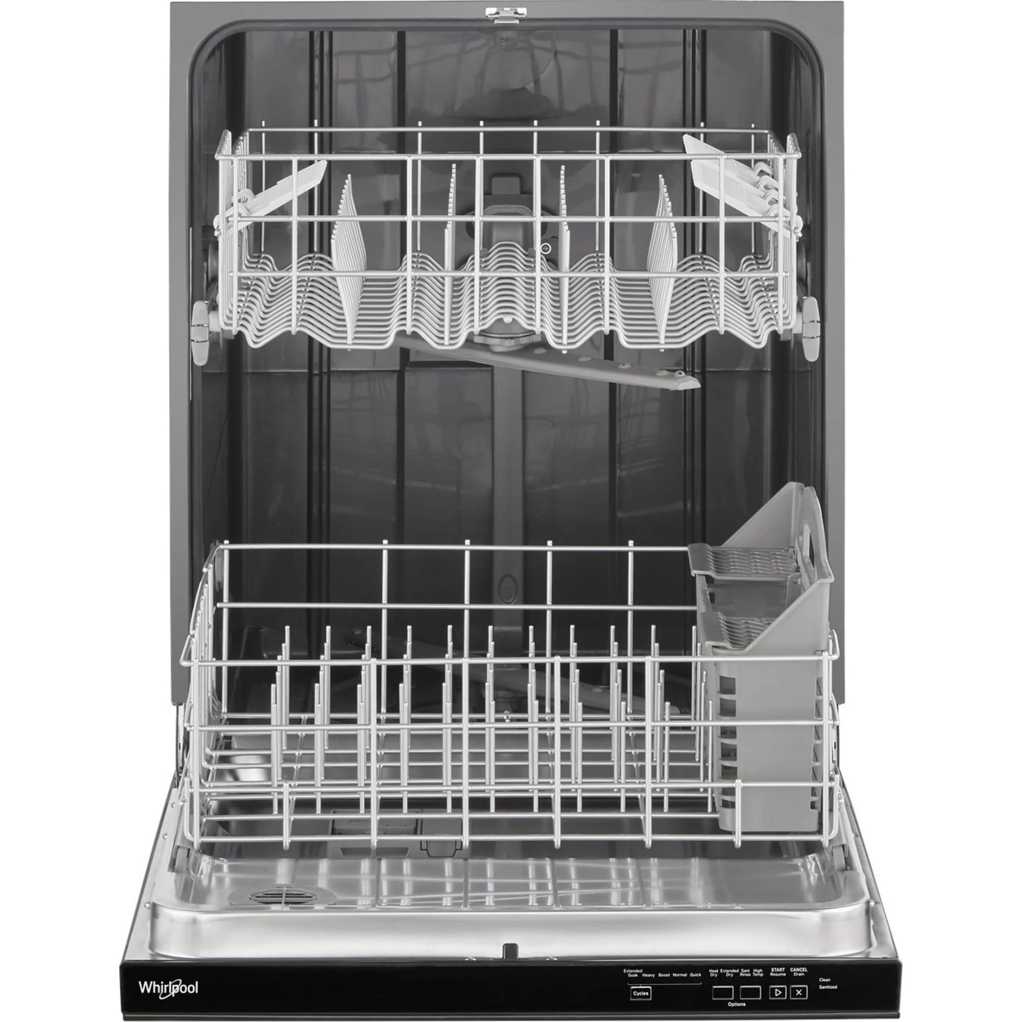 Whirlpool Quiet Dishwasher with Boost Cycle and Pocket Handle -Black (WDP540HAMB) - Image 7