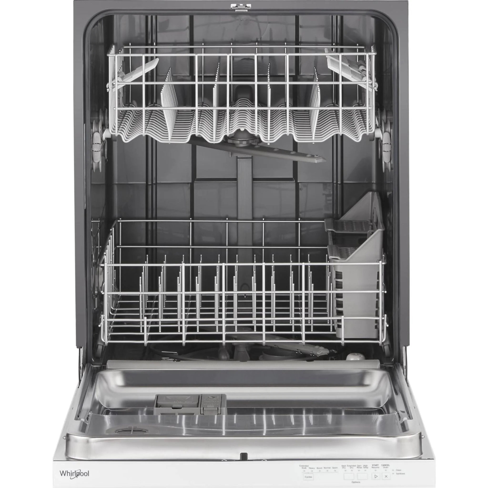 Whirlpool Quiet Dishwasher with Boost Cycle and Pocket Handle -White (WDP540HAMW) - Image 6