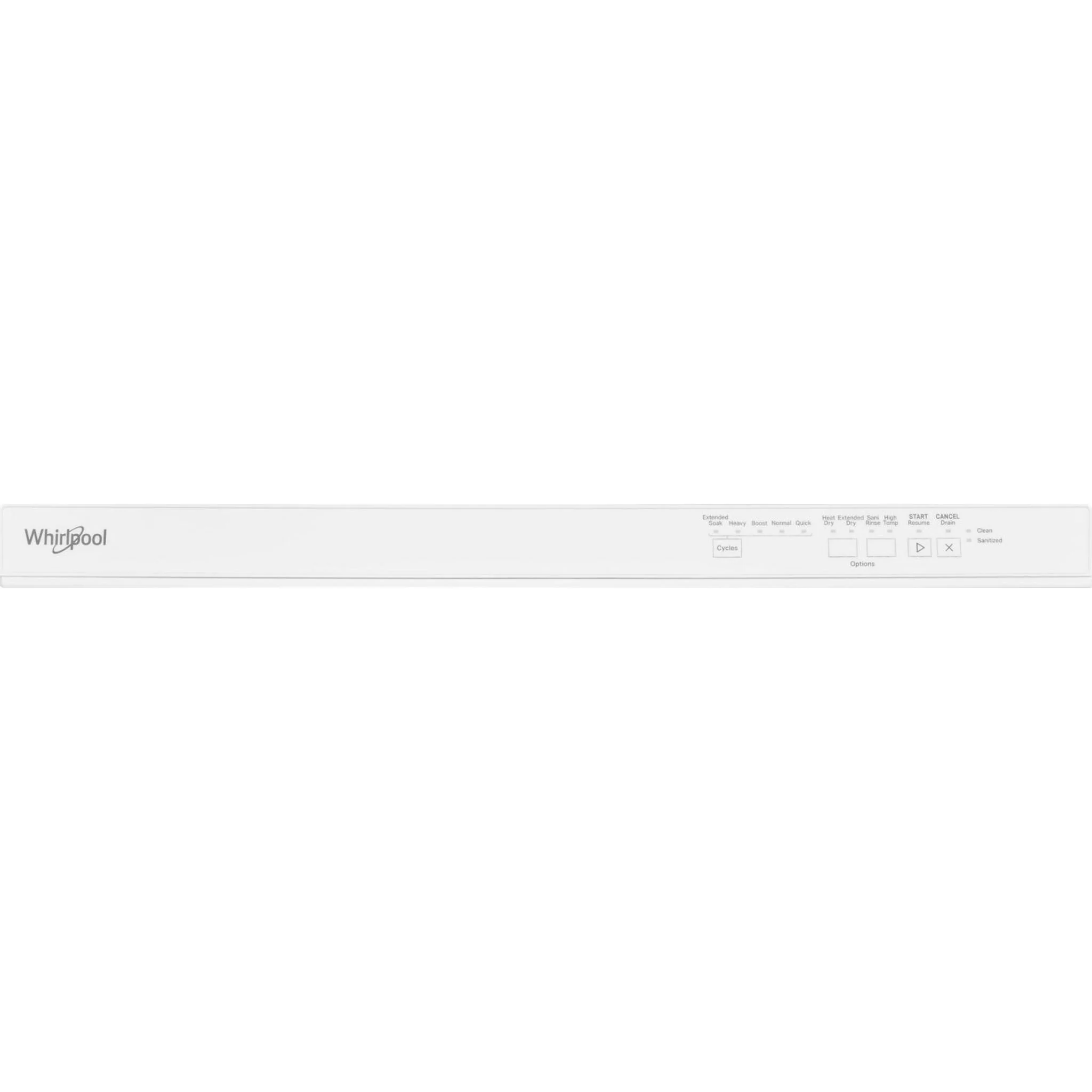 Whirlpool Quiet Dishwasher with Boost Cycle and Pocket Handle -White (WDP540HAMW) - Image 7