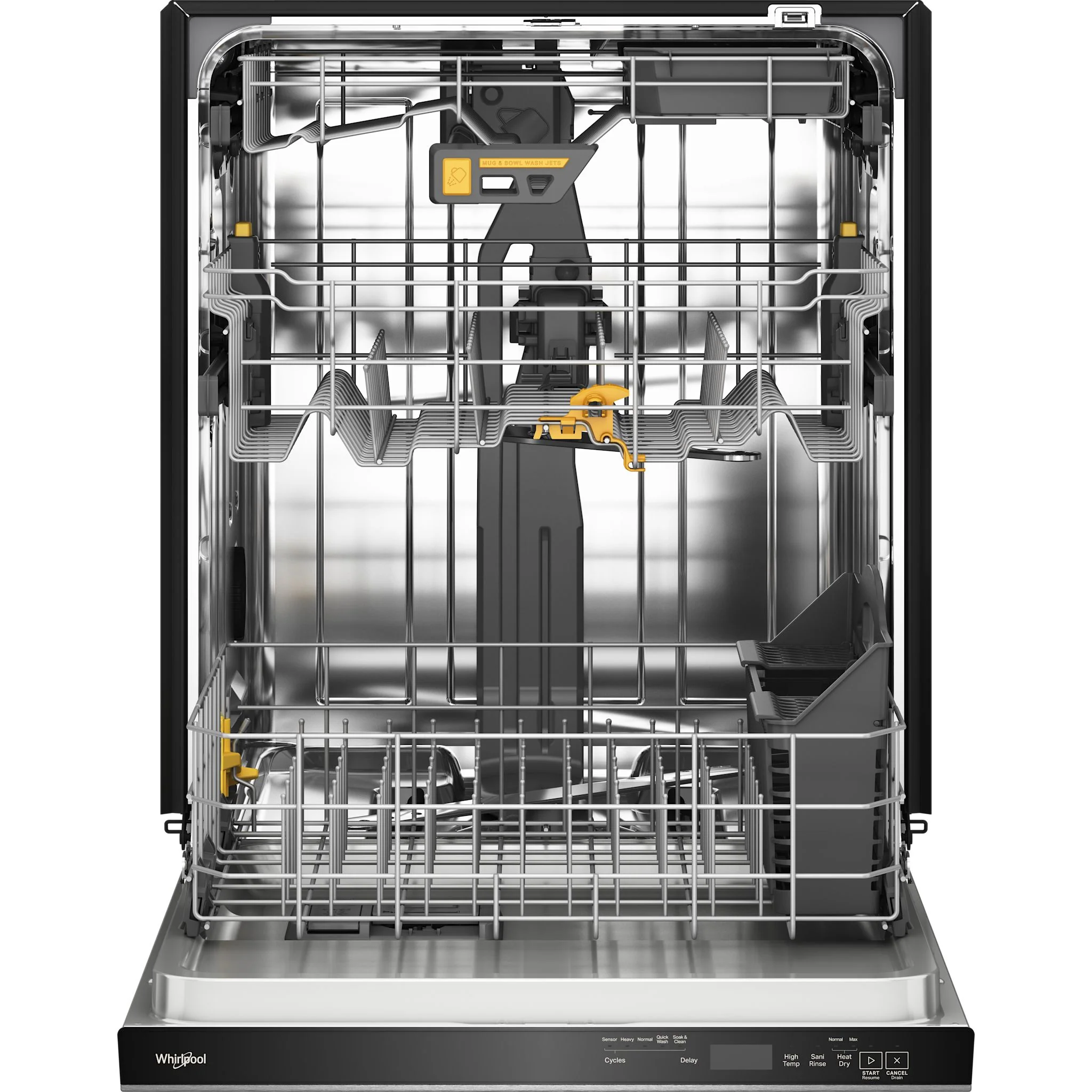 Whirlpool 24-Inch Dishwasher with Total Coverage Wash & Auto Open Air Dry - Fingerprint Resistant Stainless Steel (WDPS8024SZ) - Image 4