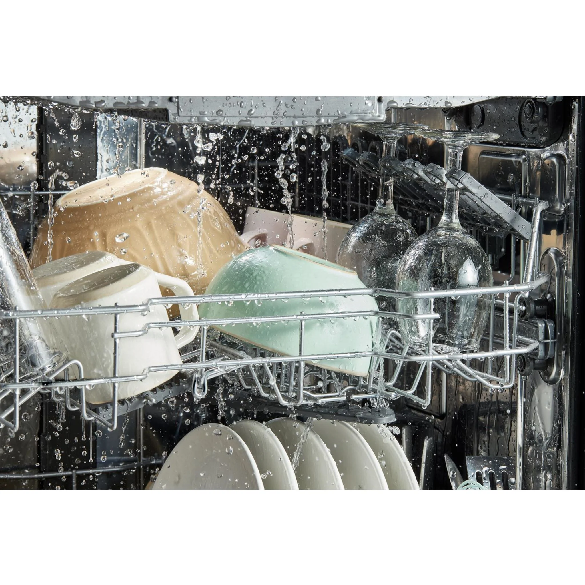 Whirlpool 44 dBA Dishwasher Flush with Cabinets with 3rd Rack -White (WDT550SAPW) - Image 26