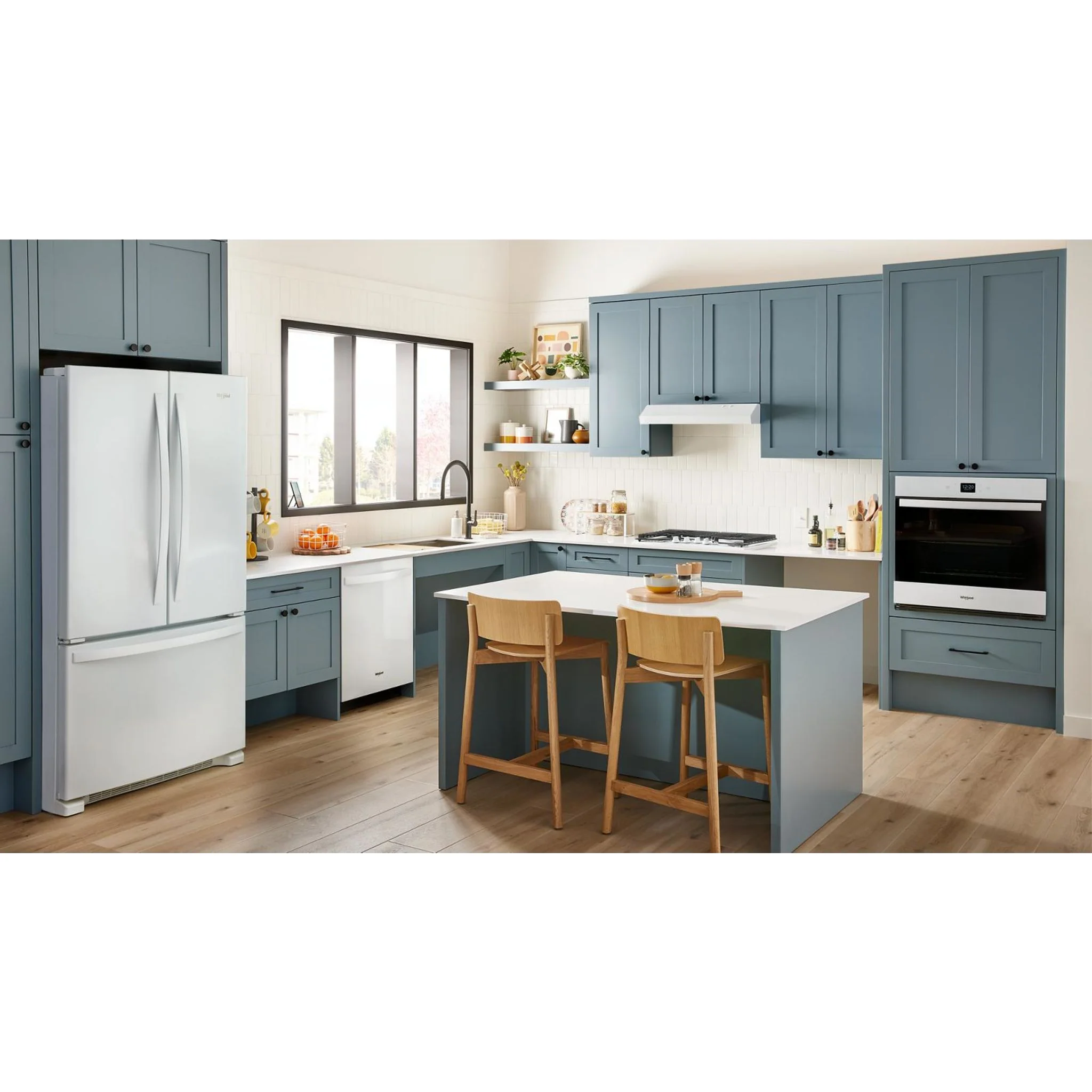 Whirlpool 44 dBA Dishwasher Flush with Cabinets with 3rd Rack -White (WDT550SAPW) - Image 8