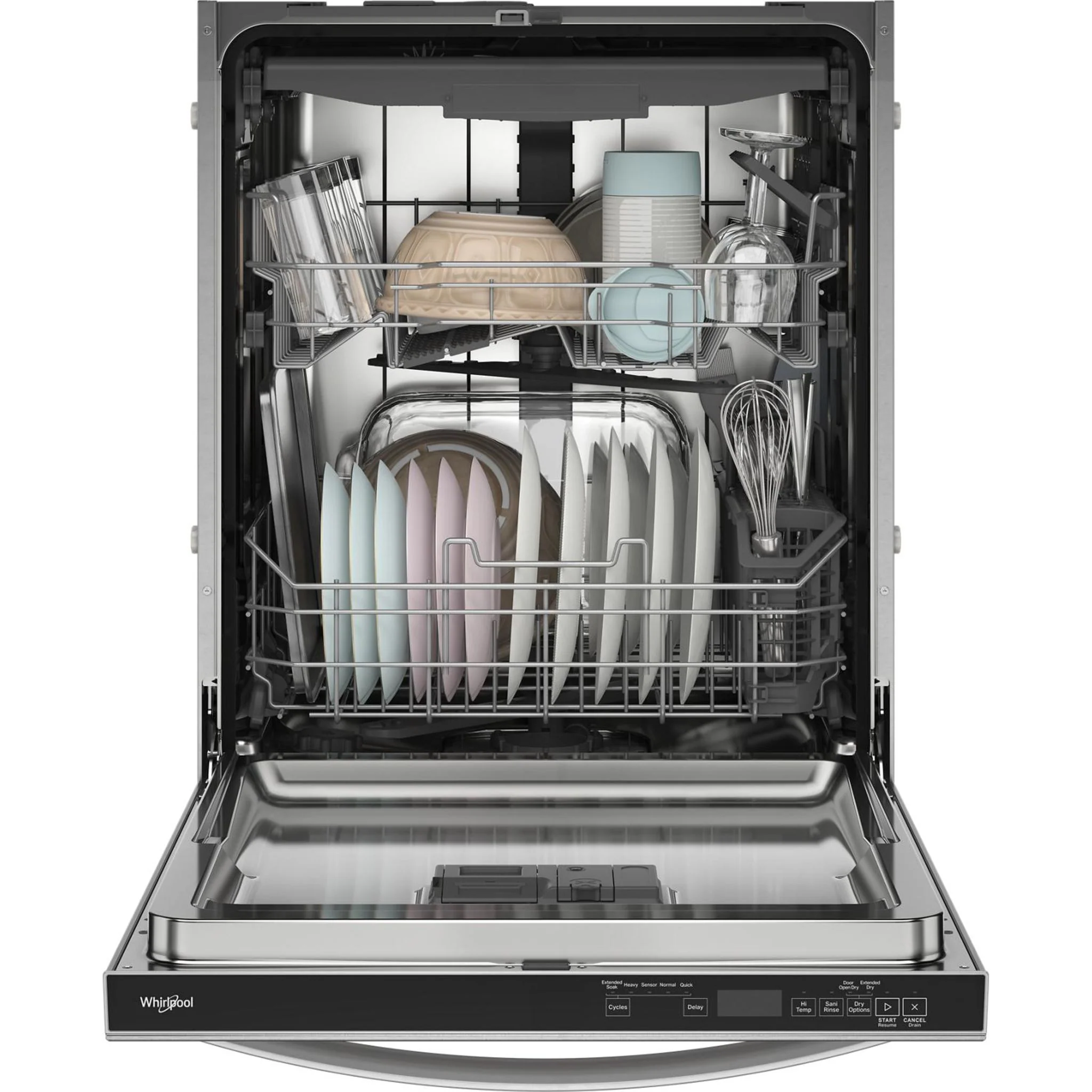 Whirlpool 44 dBA Dishwasher Accessible Flush with Cabinets with 3rd Rack -Stainless Steel (WDT550SAPZ) - Image 21