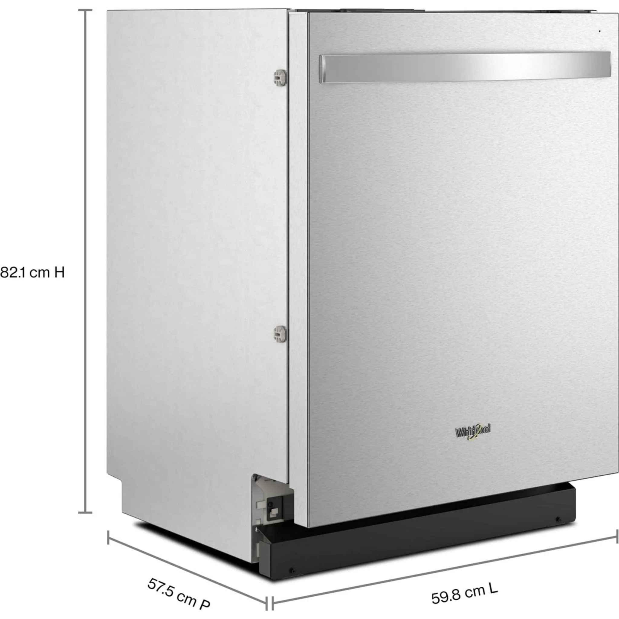 Whirlpool 44 dBA Dishwasher Accessible Flush with Cabinets with 3rd Rack -Stainless Steel (WDT550SAPZ) - Image 7