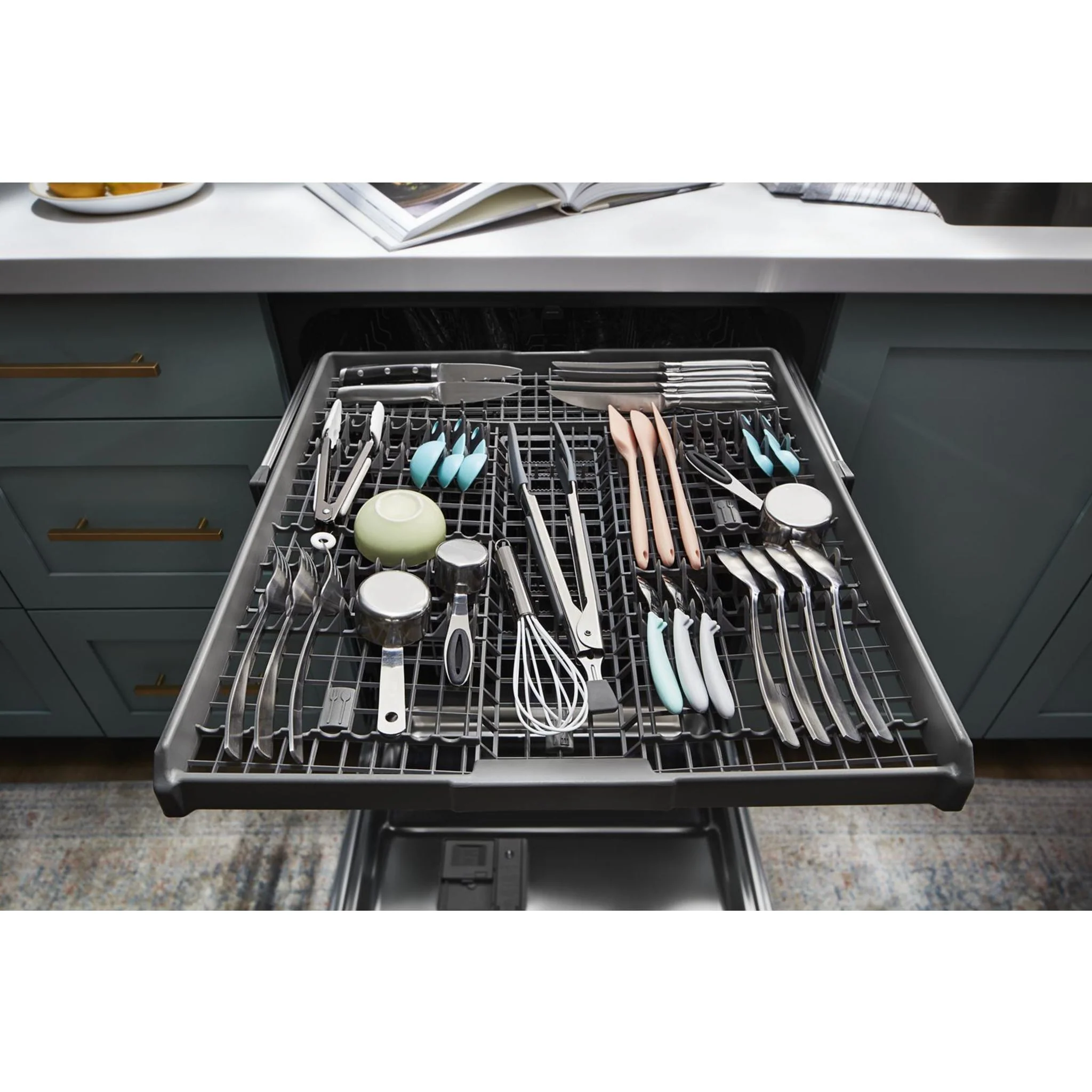 Whirlpool 51 dBA Quiet Dishwasher with 3rd Rack -Stainless Steel (WDT730HAMZ) - Image 15