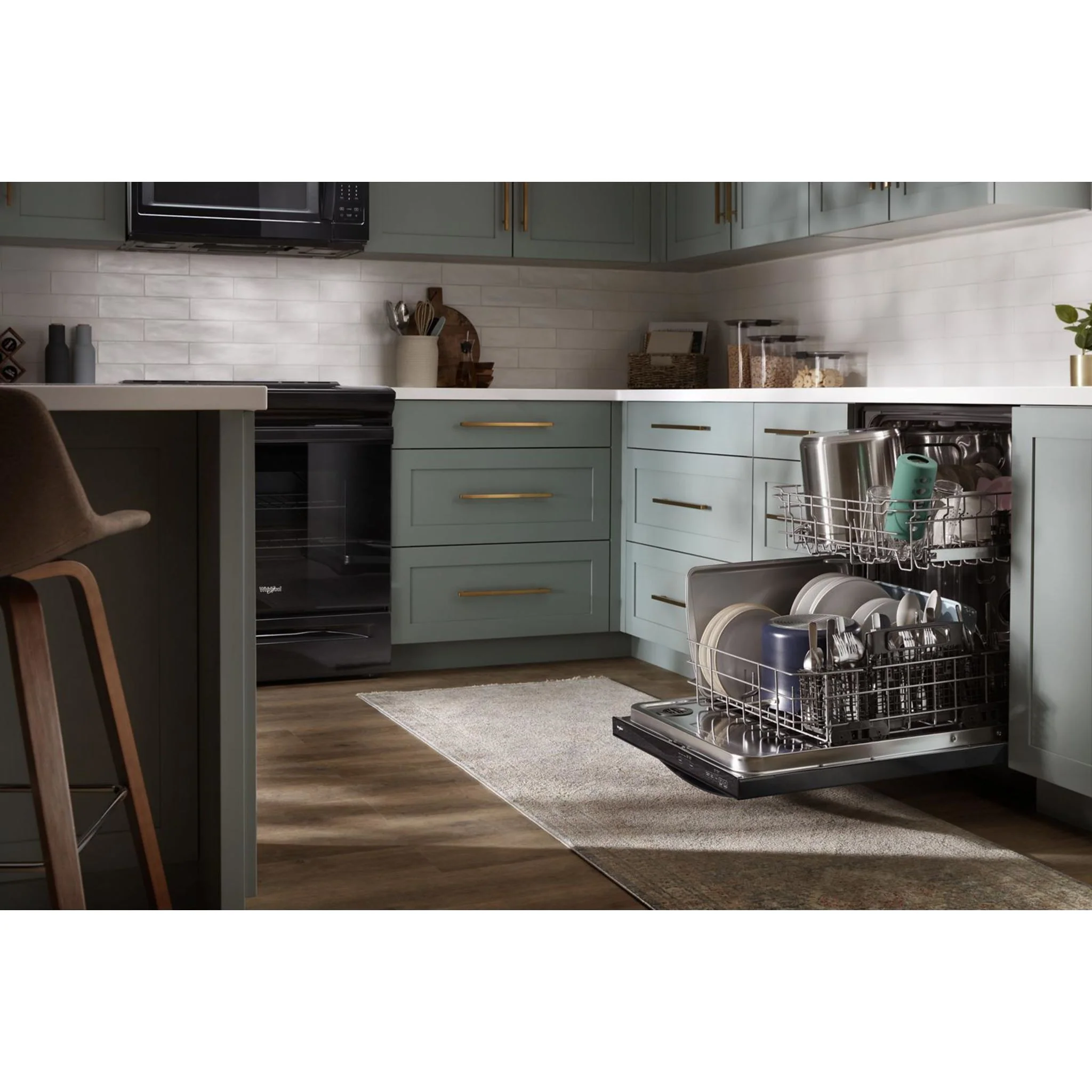 Whirlpool 24-Inch Dishwasher with AI Intelligent Wash and Tall Top Rack -Black (WDT740SALB) - Image 27