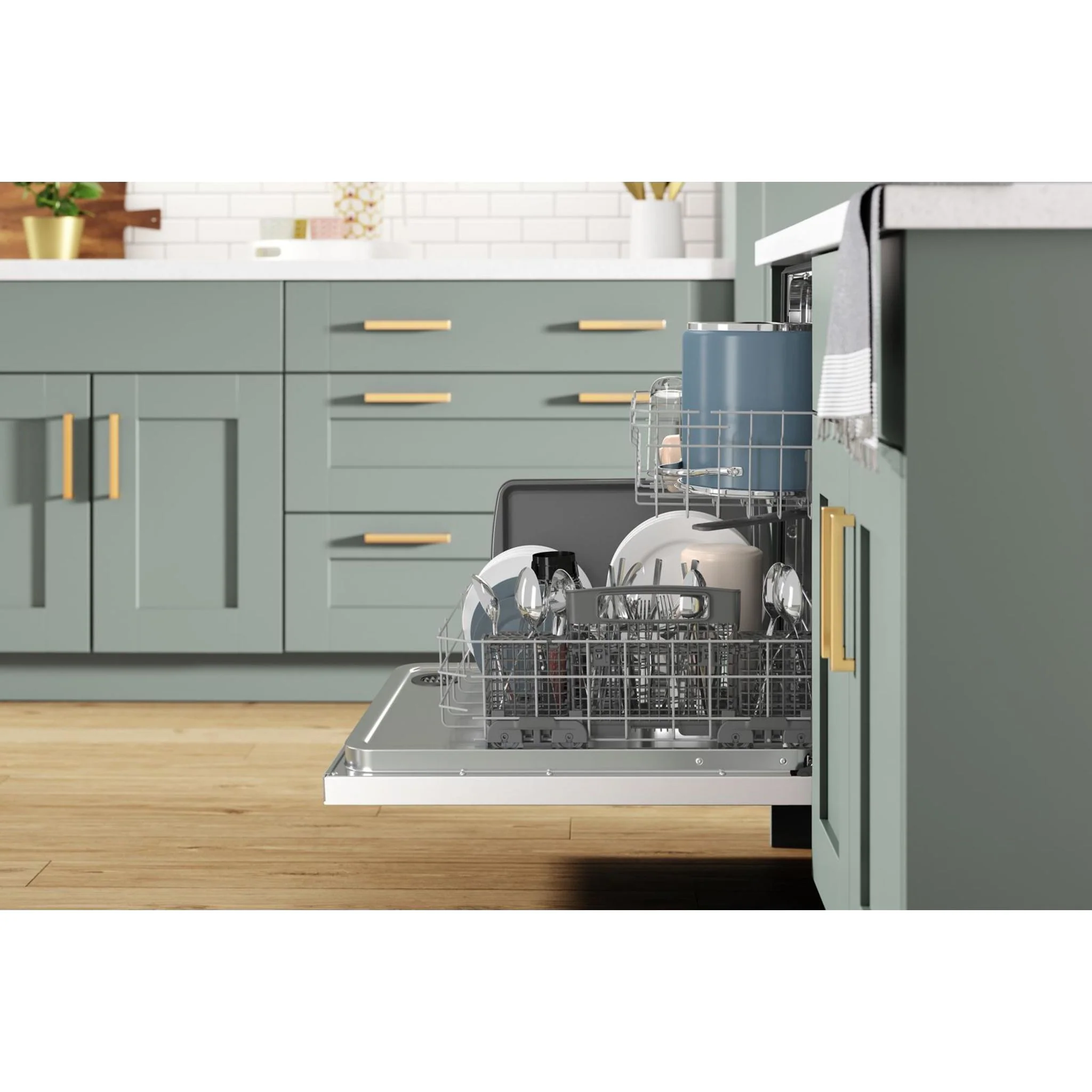 Whirlpool 24-Inch Dishwasher with AI Intelligent Wash and Tall Top Rack -White (WDT740SALW) - Image 14