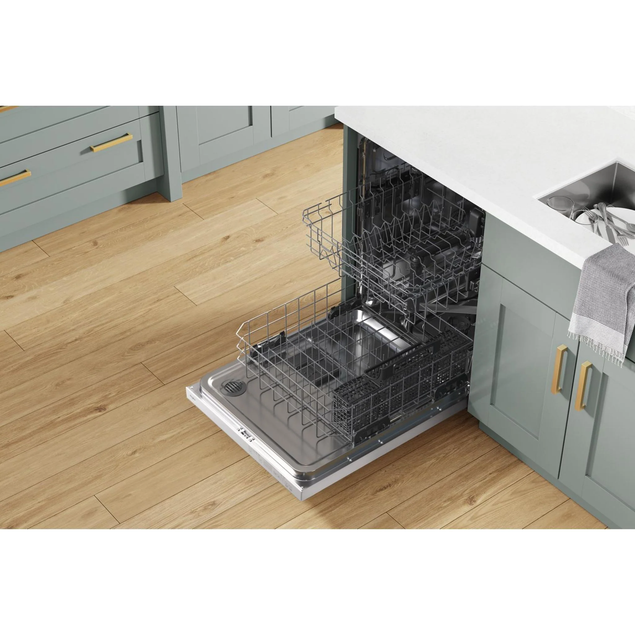 Whirlpool 24-Inch Dishwasher with AI Intelligent Wash and Tall Top Rack -White (WDT740SALW) - Image 20