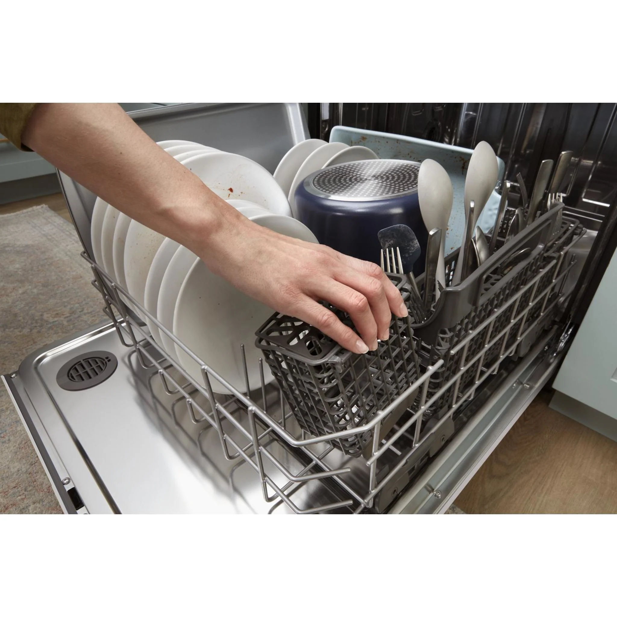 Whirlpool 24-Inch Dishwasher with AI Intelligent Wash and Tall Top Rack -White (WDT740SALW) - Image 34