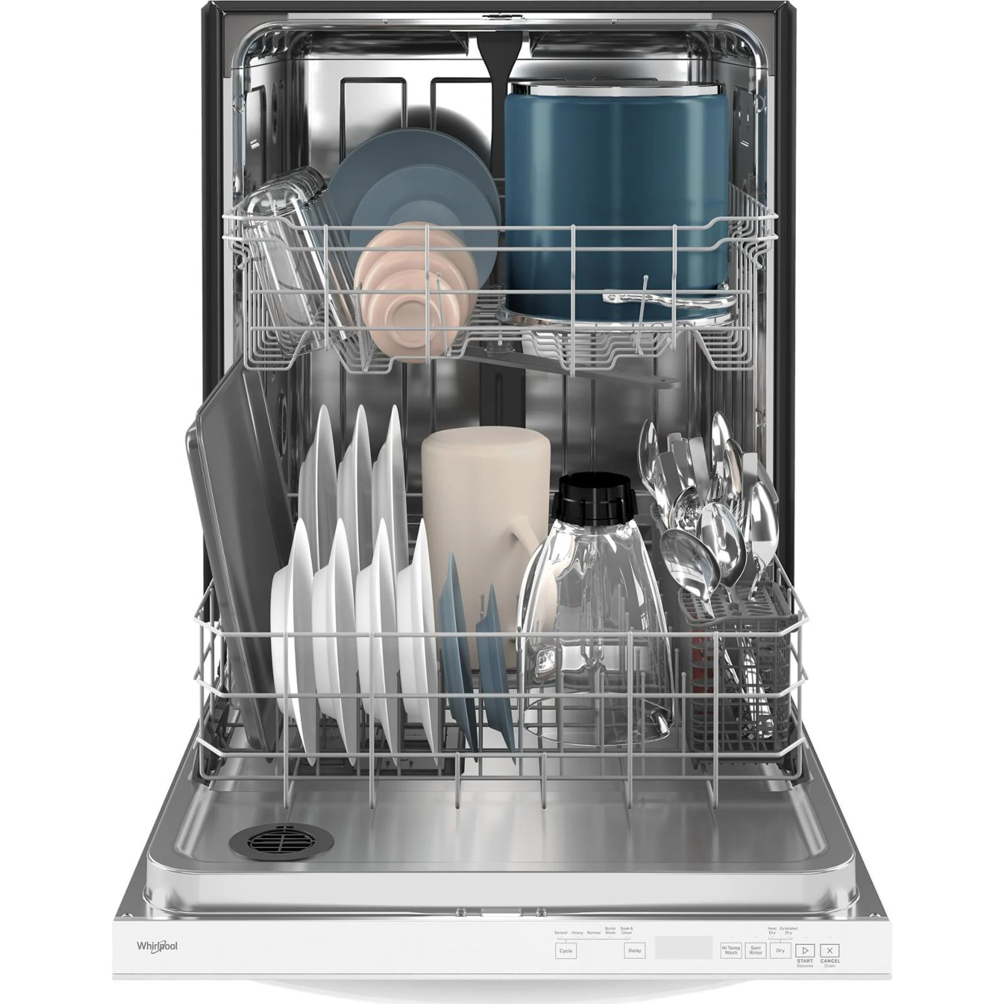Whirlpool 24-Inch Dishwasher with AI Intelligent Wash and Tall Top Rack -White (WDT740SALW) - Image 49