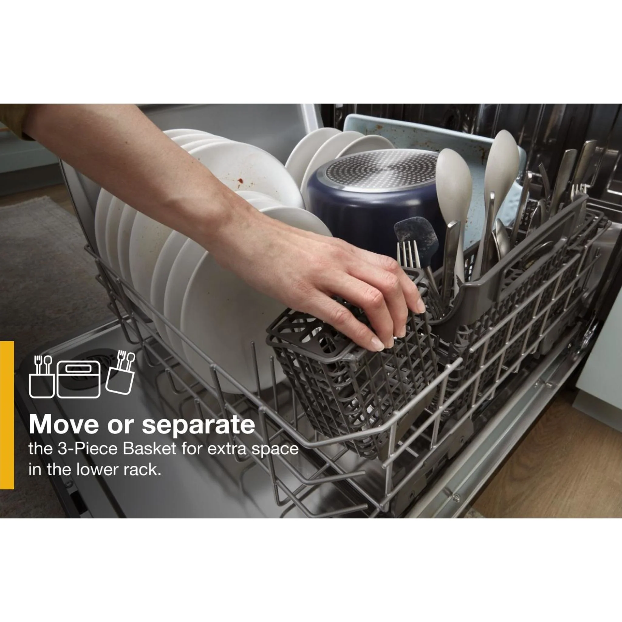 Whirlpool 24-Inch Dishwasher with AI Intelligent Wash and Tall Top Rack -White (WDT740SALW) - Image 56