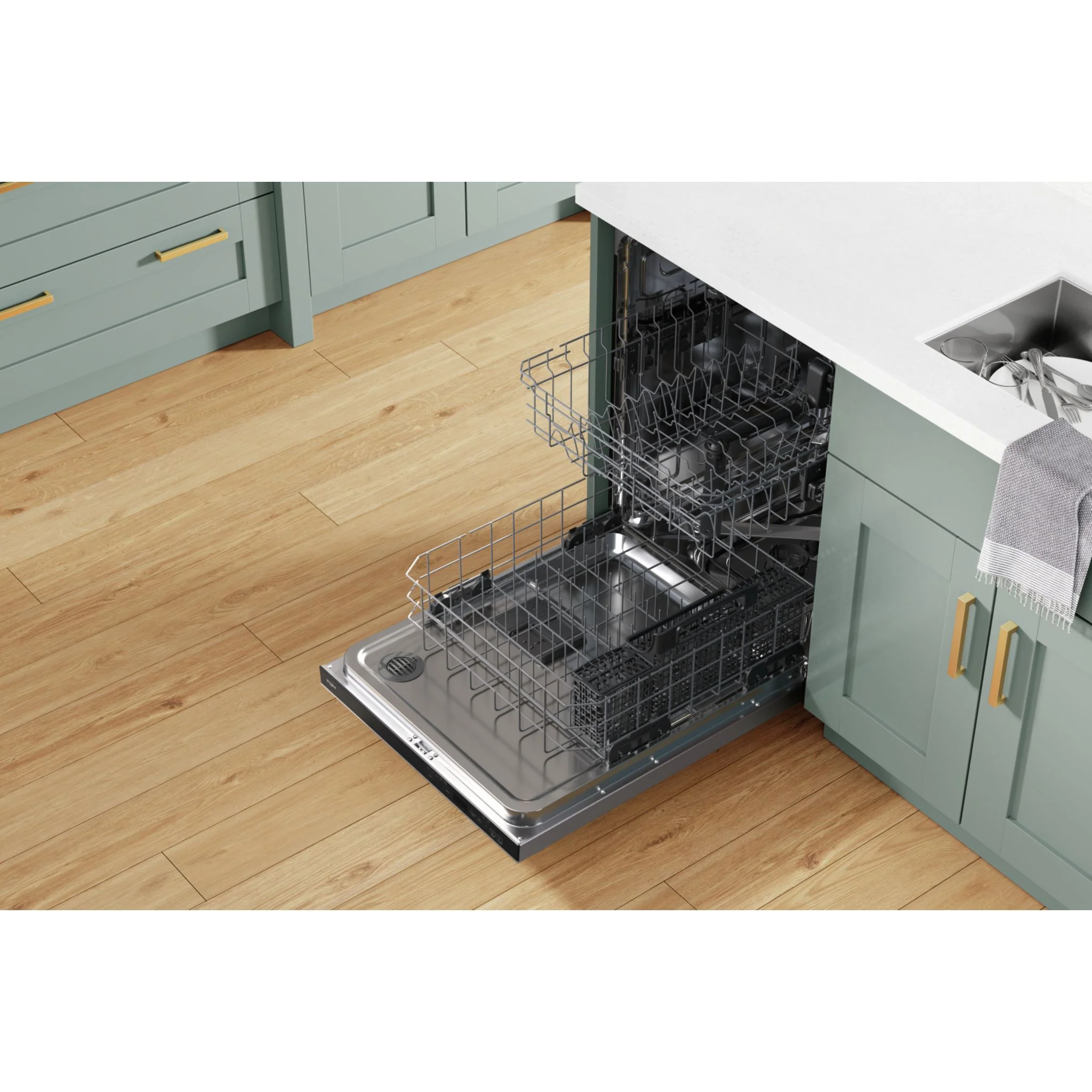 Whirlpool 24-Inch Stainless Steel Dishwasher with AI Intelligent Wash and Tall Top Rack -Stainless Steel (WDT740SALZ) - Image 12
