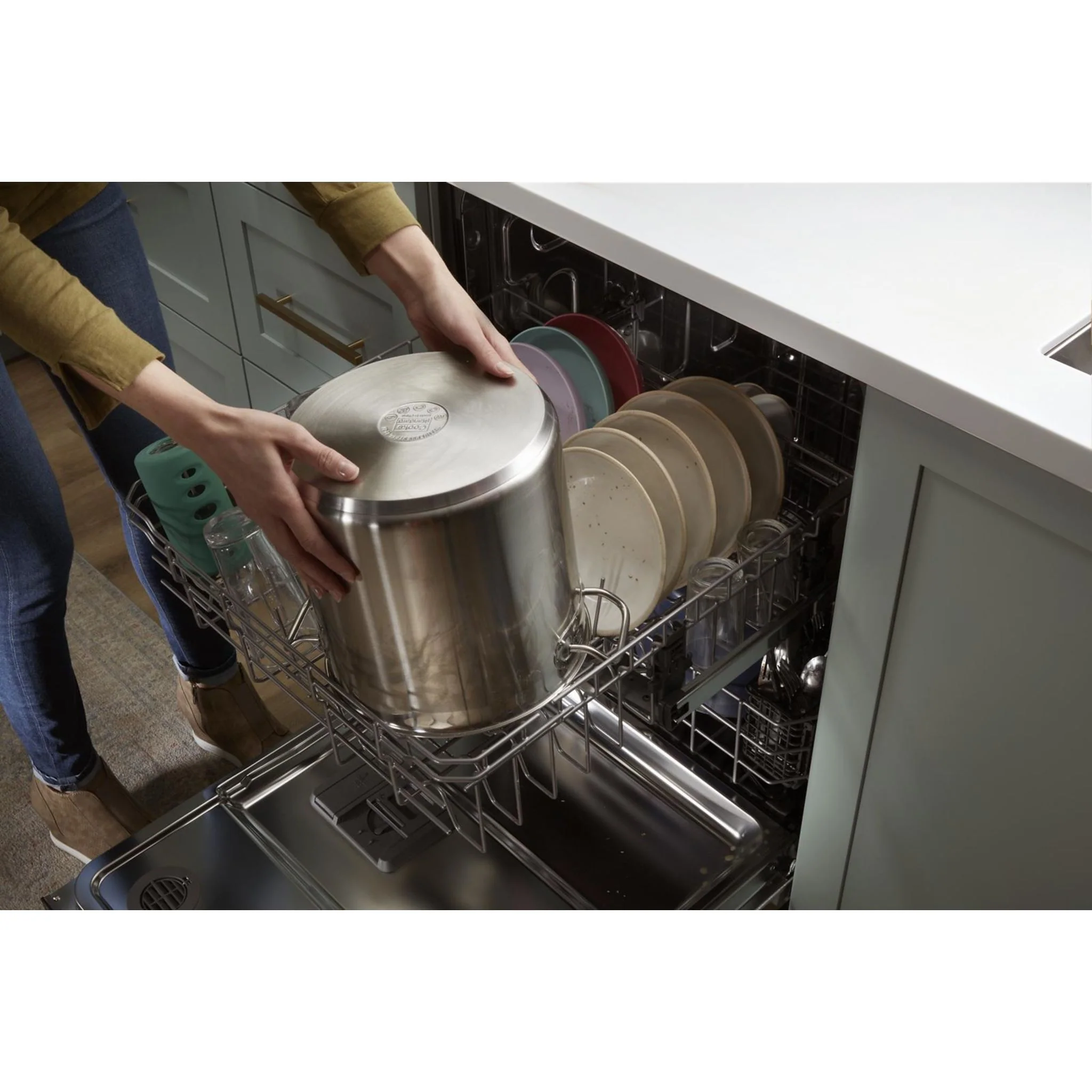 Whirlpool 24-Inch Stainless Steel Dishwasher with AI Intelligent Wash and Tall Top Rack -Stainless Steel (WDT740SALZ) - Image 16