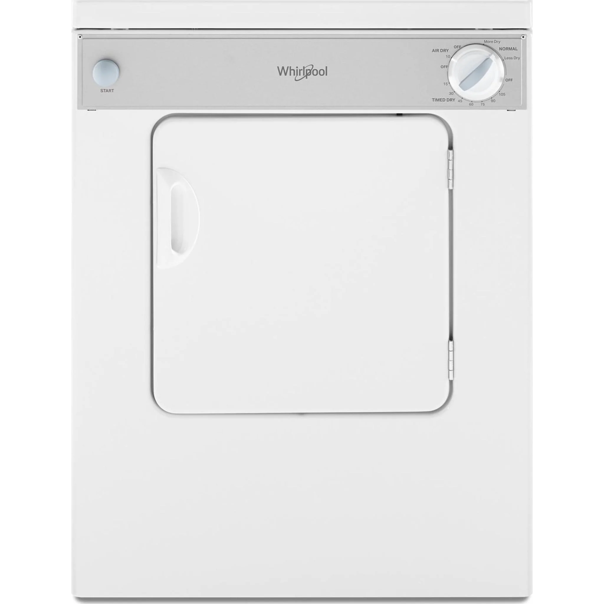 Whirlpool 3.4 cu.ft. Compact Electric Dryer with AccuDryDrying System -White-on-White (LDR3822PQ) - Image 22