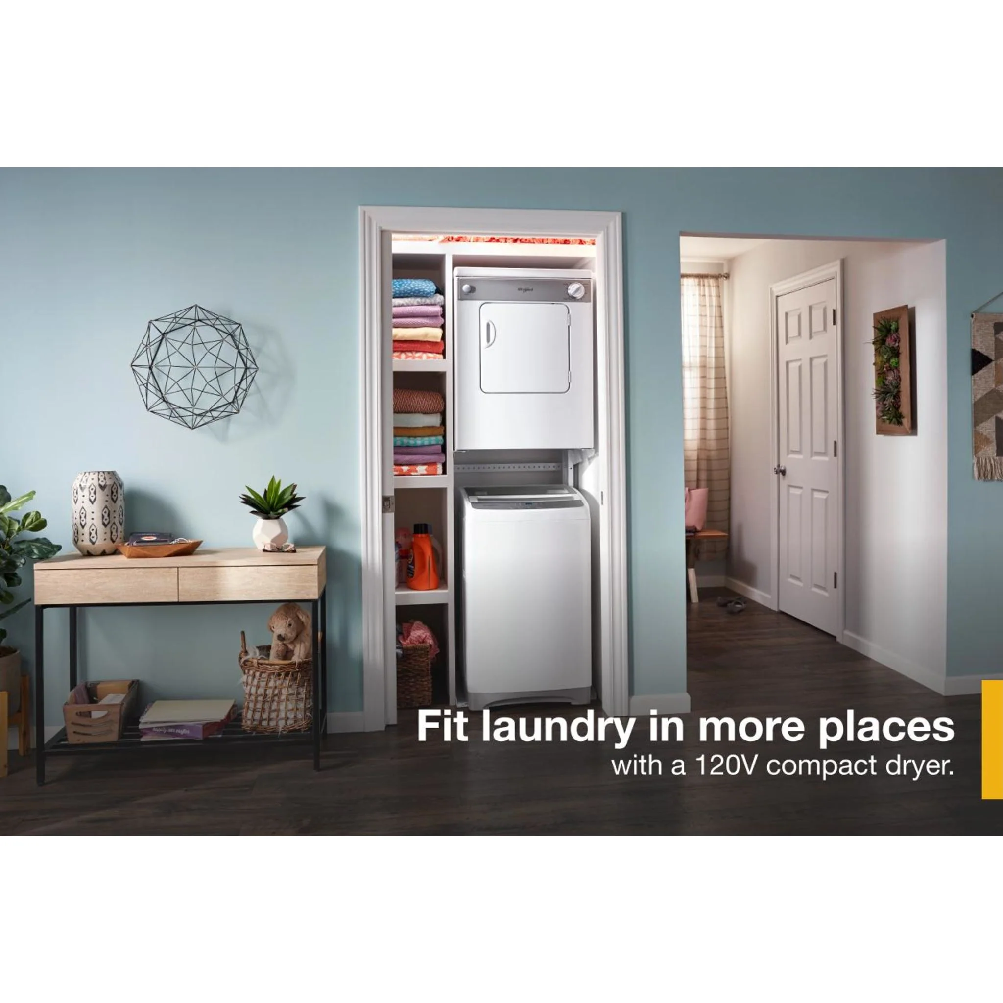 Whirlpool 3.4 cu.ft. Compact Electric Dryer with AccuDryDrying System -White-on-White (LDR3822PQ) - Image 27