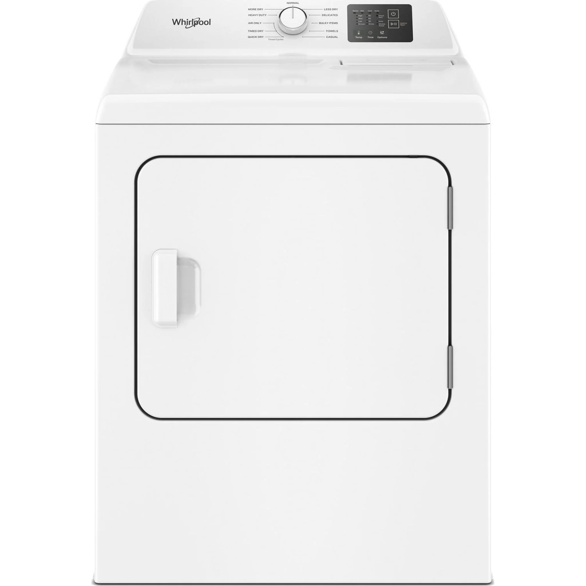 Whirlpool 7.0 cu. ft. Gas Dryer with Adaptive Dry - Vented Top Load Matching -White (WGD4105SW)