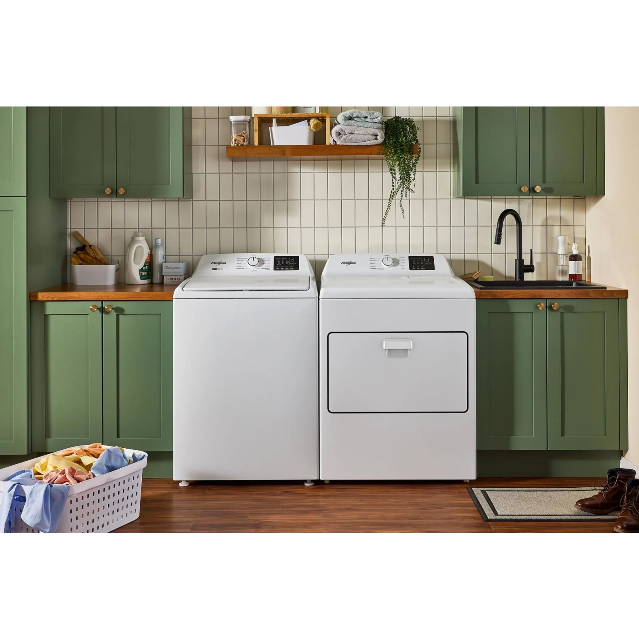 Whirlpool 7.0 cu. ft. Gas Dryer with Adaptive Dry - Vented Top Load Matching -White (WGD4105SW) - Image 16