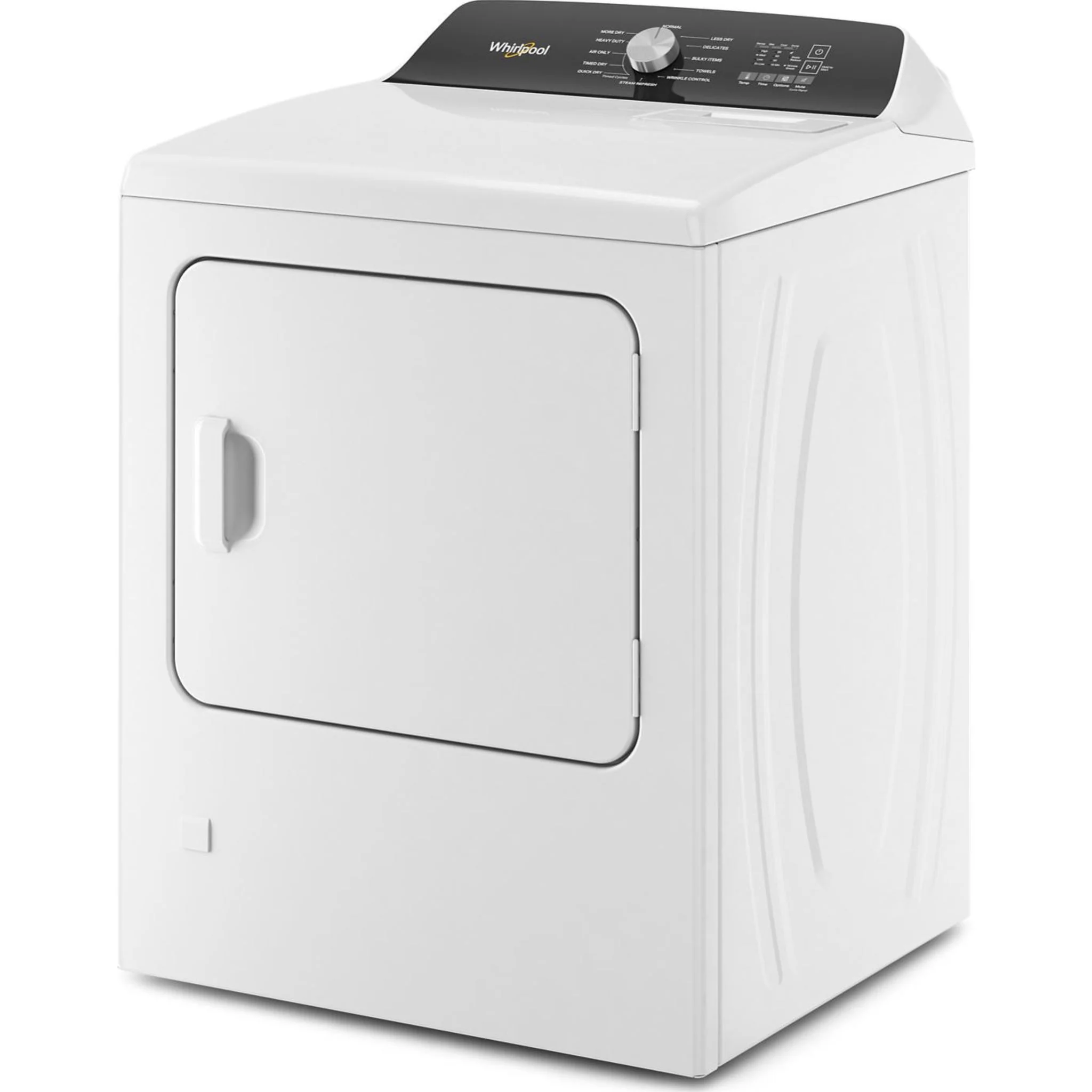 Whirlpool 7.0 Cu. Ft. Top Load Gas Moisture Sensing Dryer with Steam -White (WGD5050LW) - Image 10