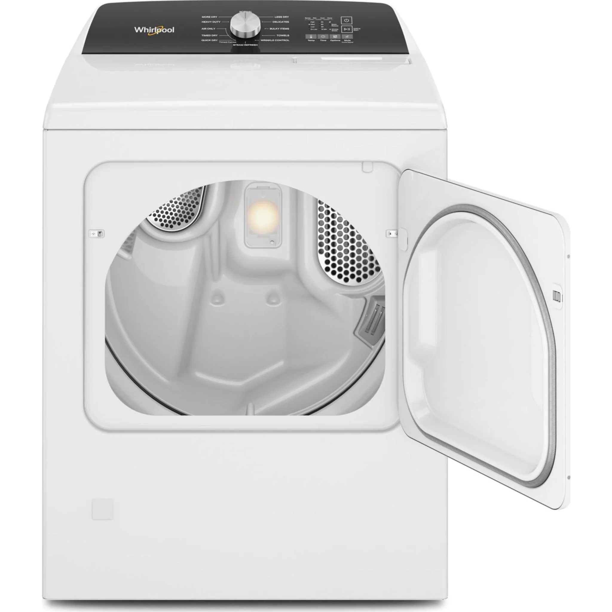 Whirlpool 7.0 Cu. Ft. Top Load Gas Moisture Sensing Dryer with Steam -White (WGD5050LW) - Image 14