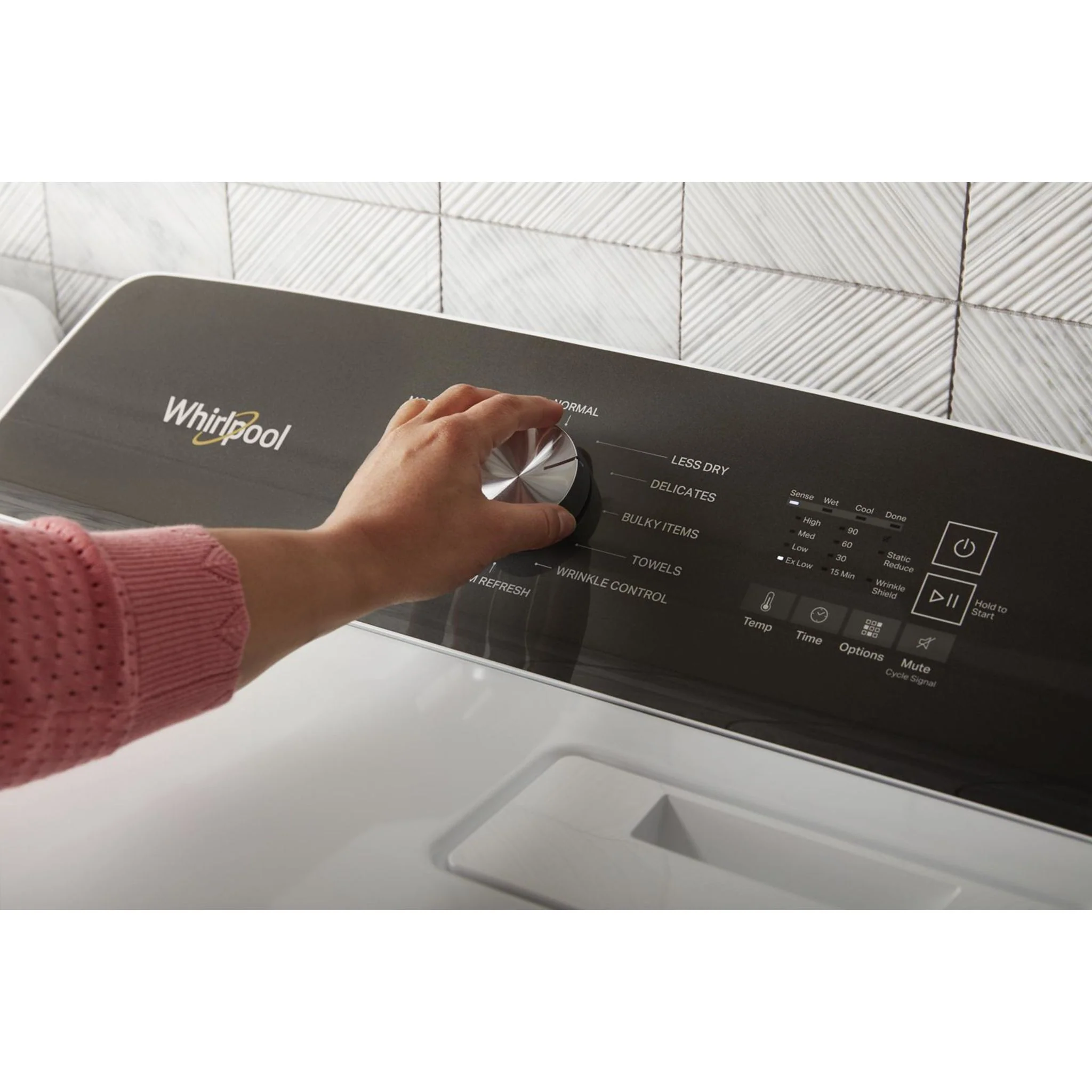 Whirlpool 7.0 Cu. Ft. Top Load Gas Moisture Sensing Dryer with Steam -White (WGD5050LW) - Image 29