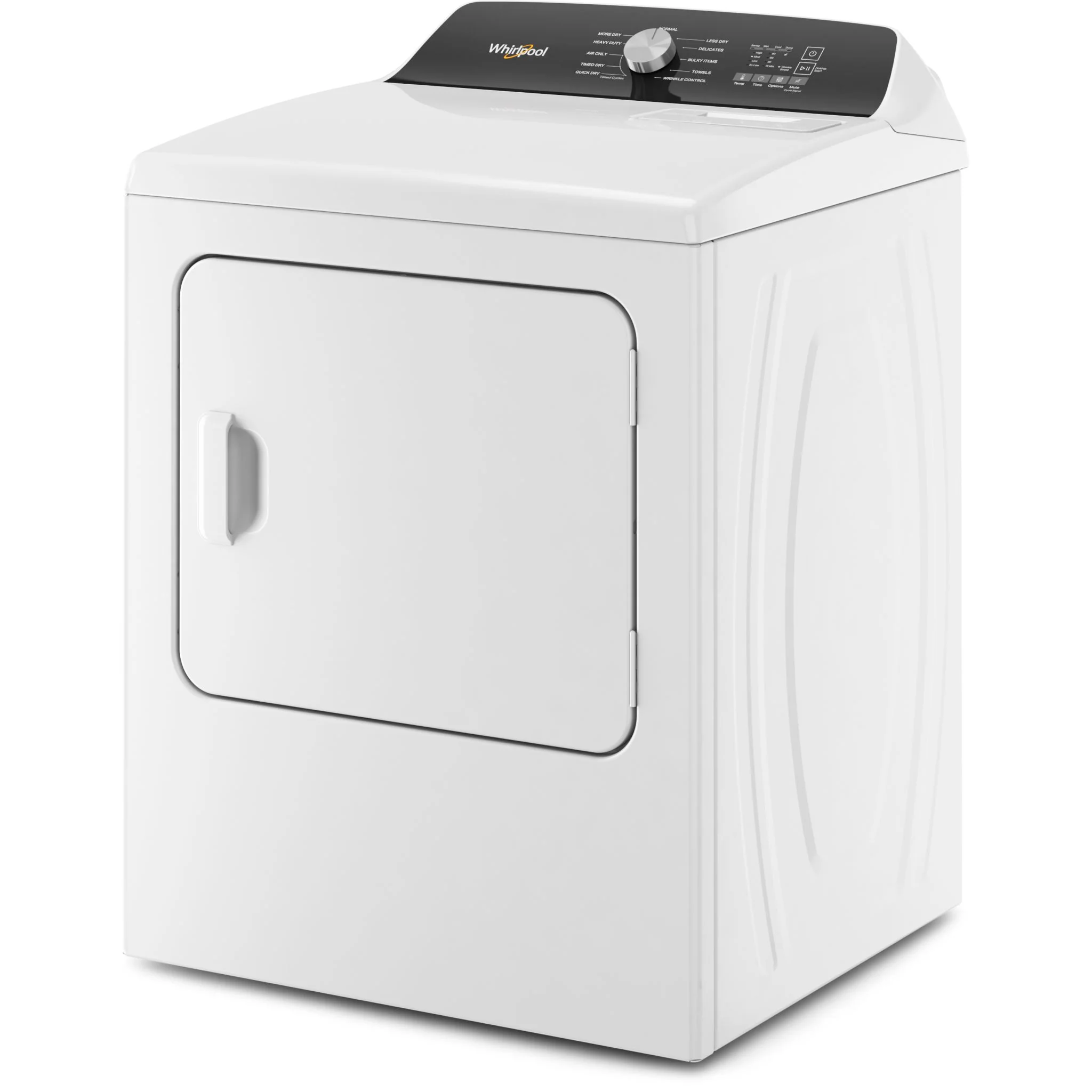 Whirlpool 7.0 Cu. Ft. Top Load Electric Moisture Sensing Dryer -White (YWED5010LW) - Image 3