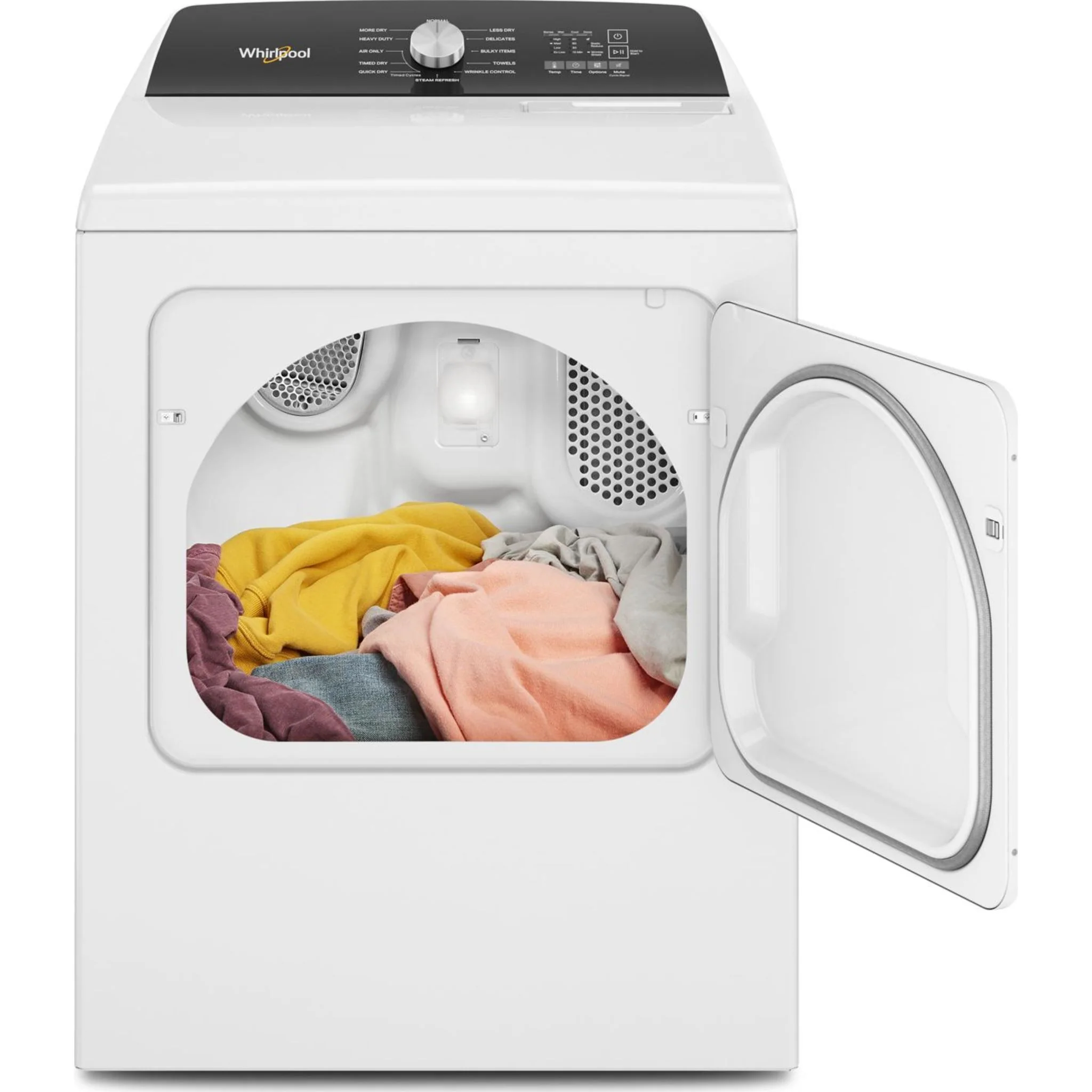 Whirlpool 7.0 Cu. Ft. Top Load Electric Moisture Sensing Dryer with Steam -White (YWED5050LW) - Image 19