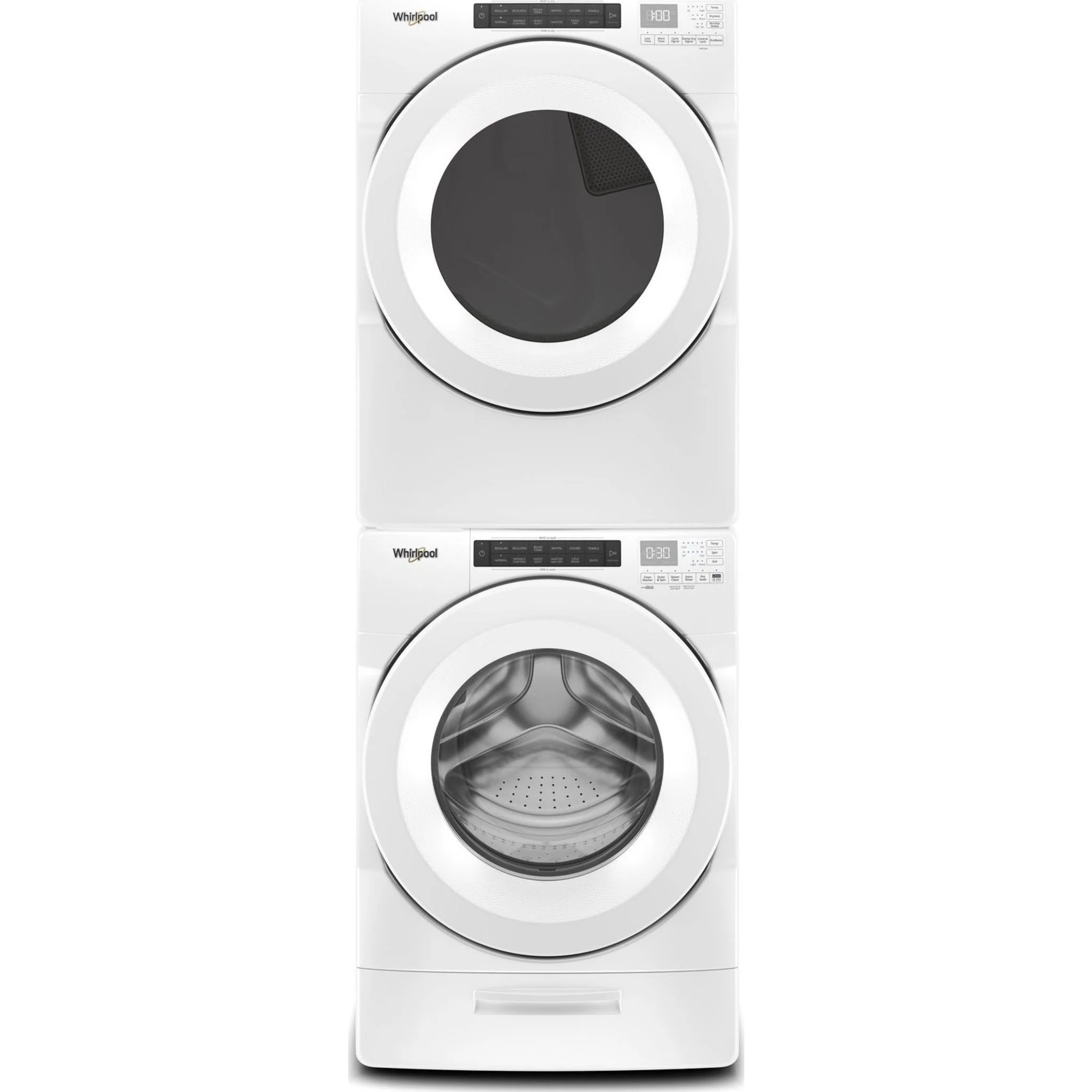 Whirlpool 7.4 cu. ft. Front Load Electric Dryer with Intuitive Touch Controls -White (YWED5620HW) - Image 3