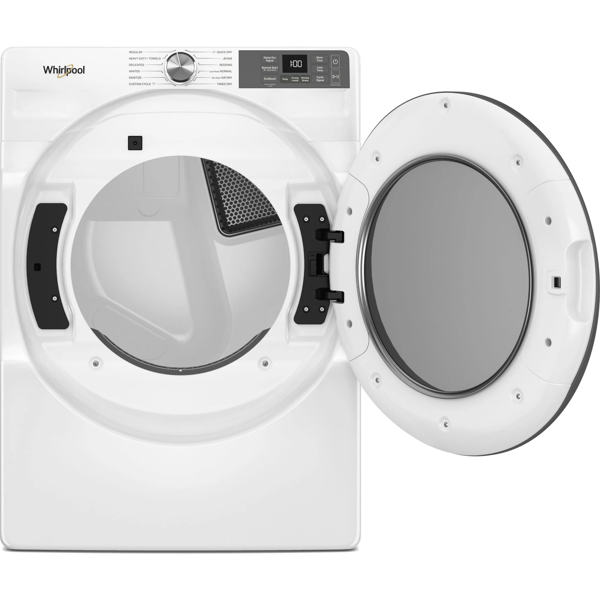 Whirlpool 7.4 cu. ft. Smart Front Load ENERGY STAR Electric Dryer with Wrinkle ShieldOption -White (YWED5720RW) - Image 6