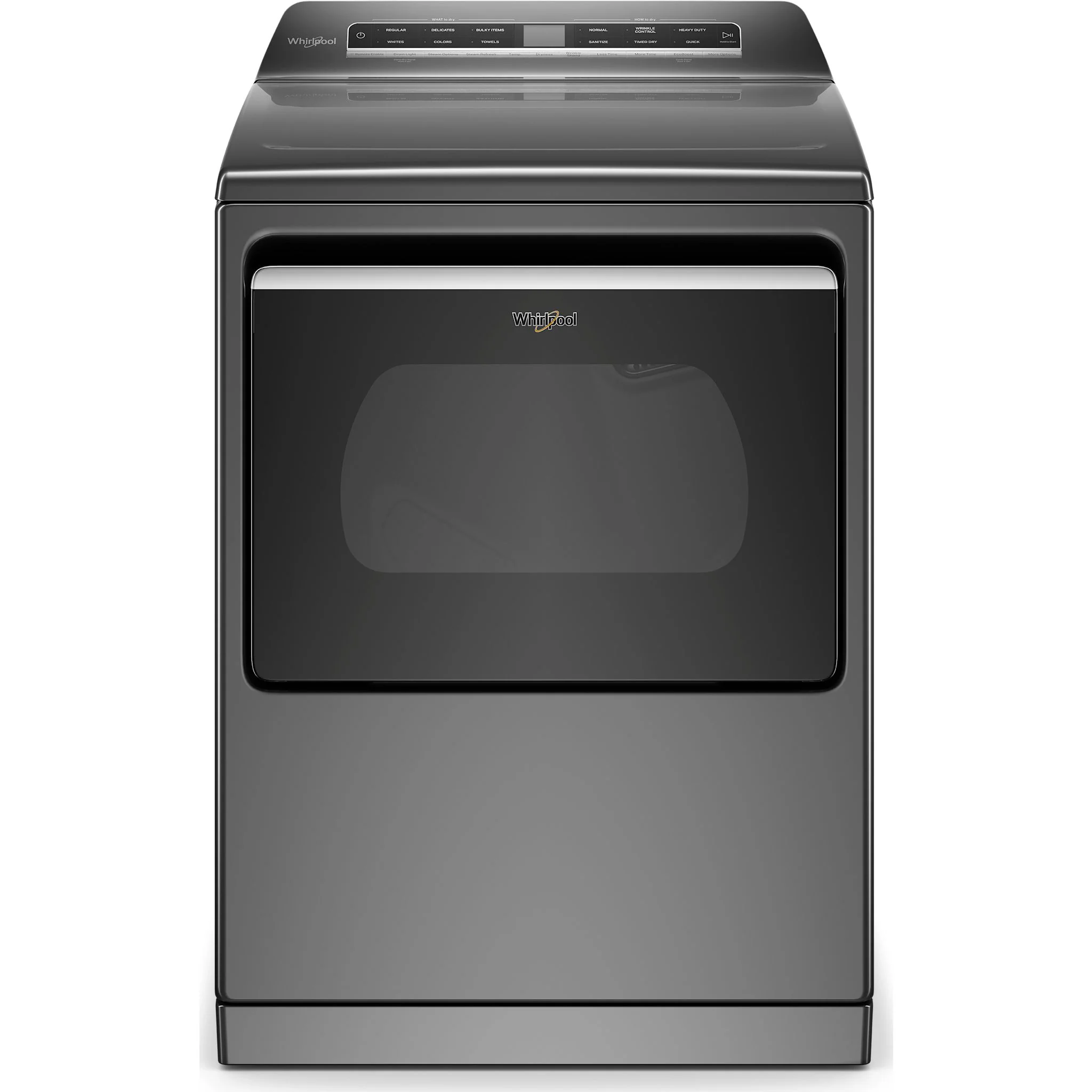 Whirlpool 7.4 cu. ft. Smart Top Load Electric Dryer -Chrome Shadow (YWED7120HC)