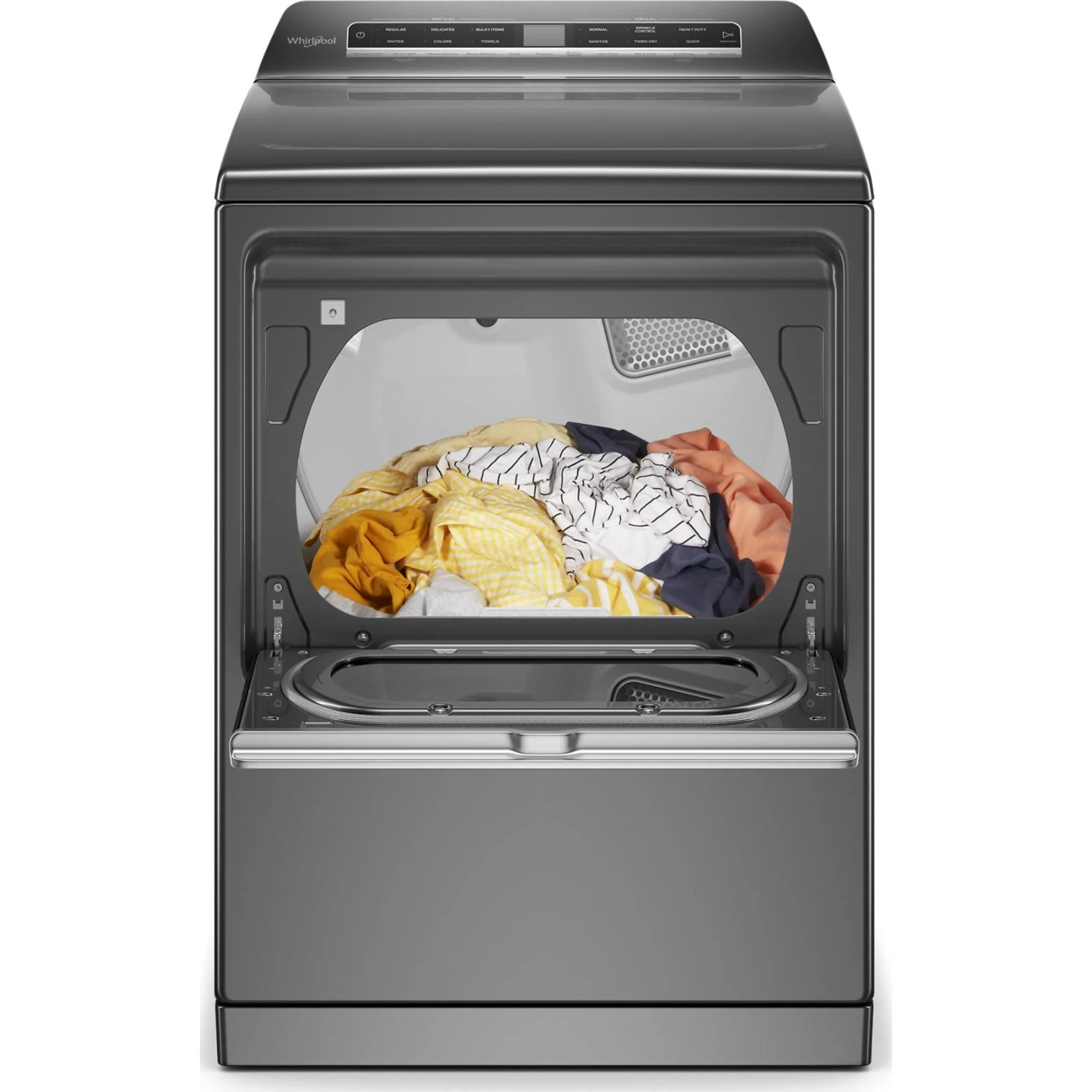 Whirlpool 7.4 cu. ft. Smart Top Load Electric Dryer -Chrome Shadow (YWED7120HC) - Image 19
