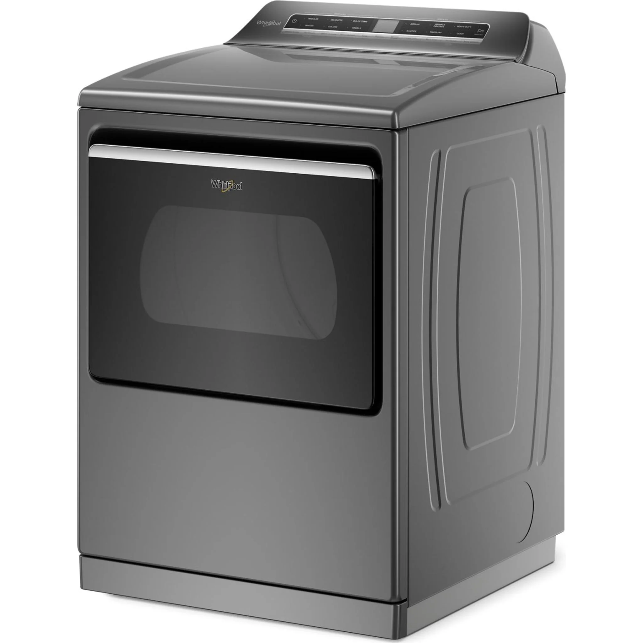 Whirlpool 7.4 cu. ft. Smart Top Load Electric Dryer -Chrome Shadow (YWED7120HC) - Image 8