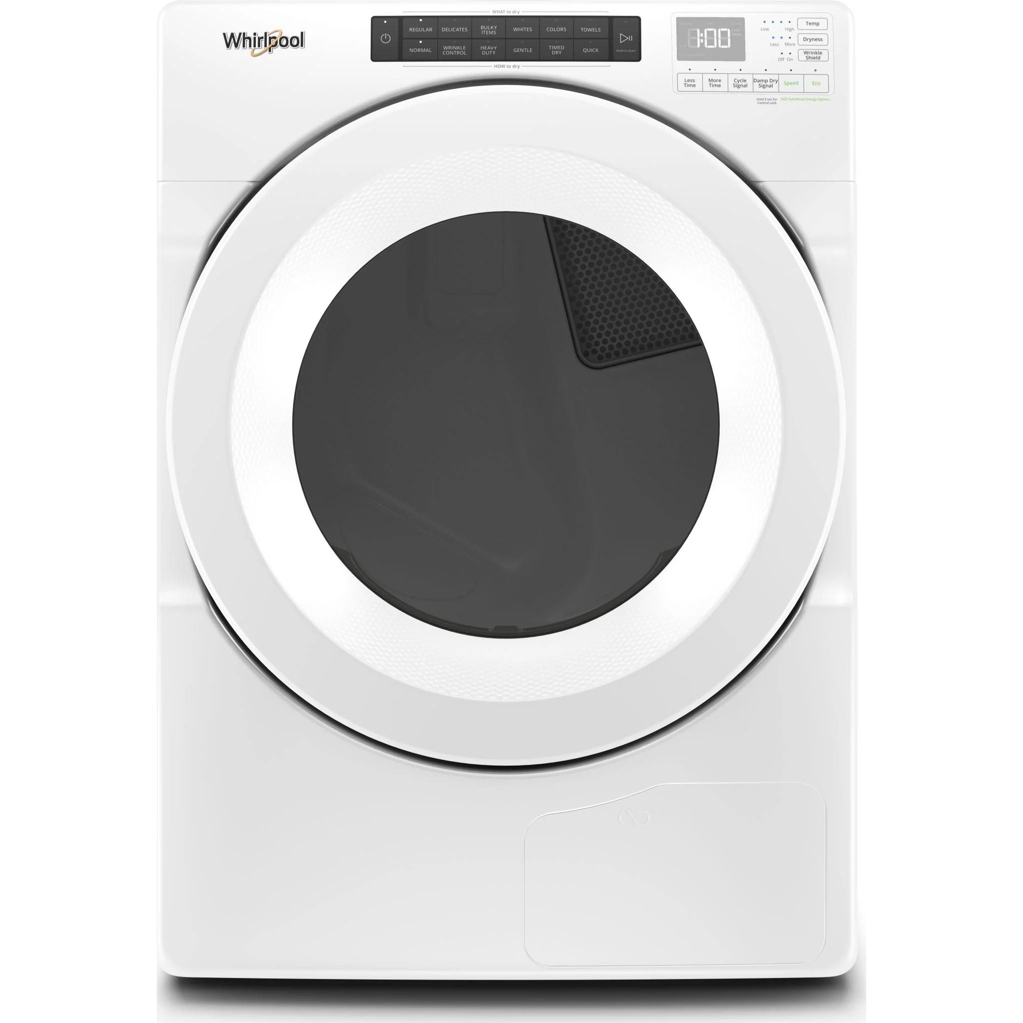 Whirlpool 7.4 cu.ft Front Load Heat Pump Dryer with Intiutitive Touch Controls, Advanced Moisture Sensing -White (YWHD560CHW) - Image 12