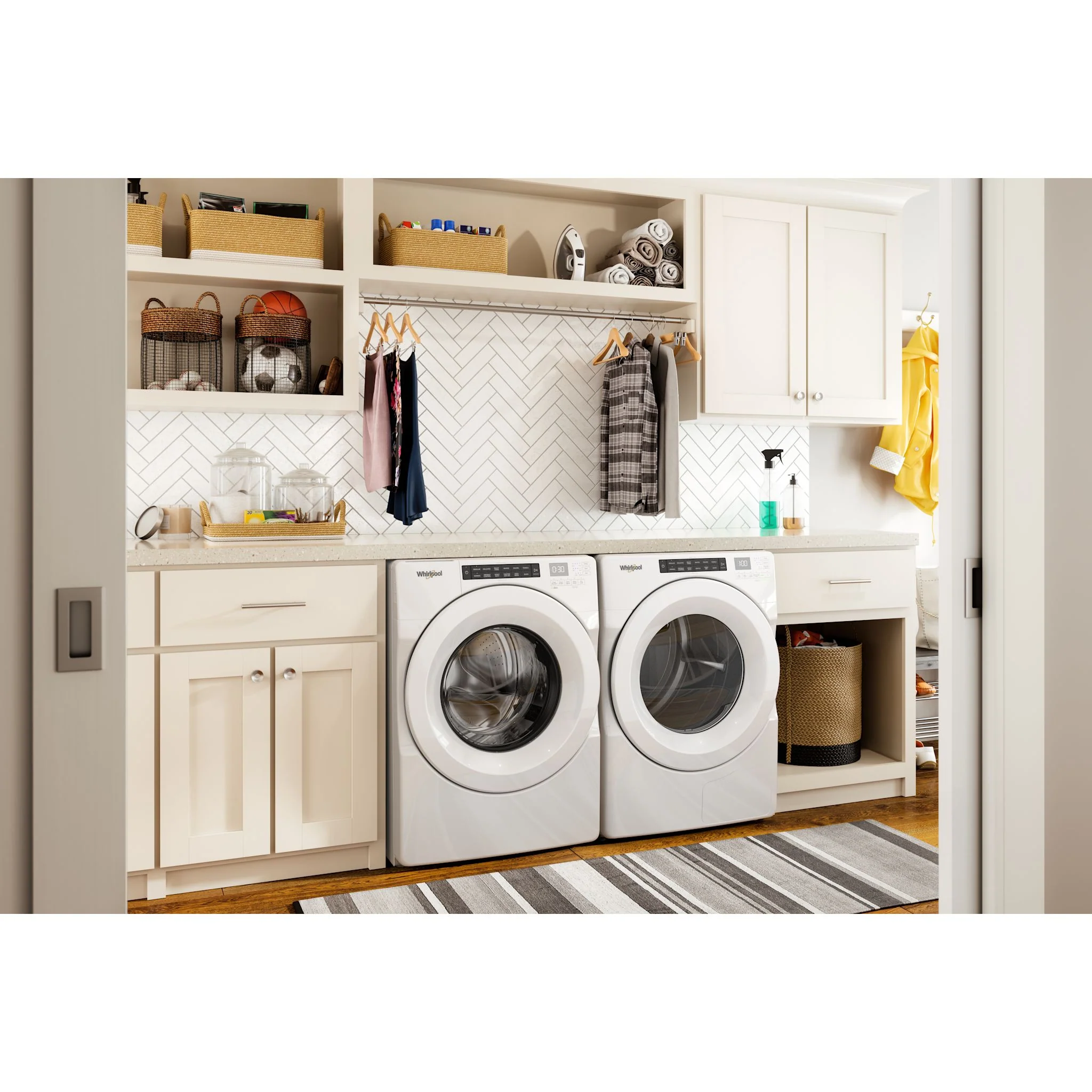 Whirlpool 7.4 cu.ft Front Load Heat Pump Dryer with Intiutitive Touch Controls, Advanced Moisture Sensing -White (YWHD560CHW) - Image 8