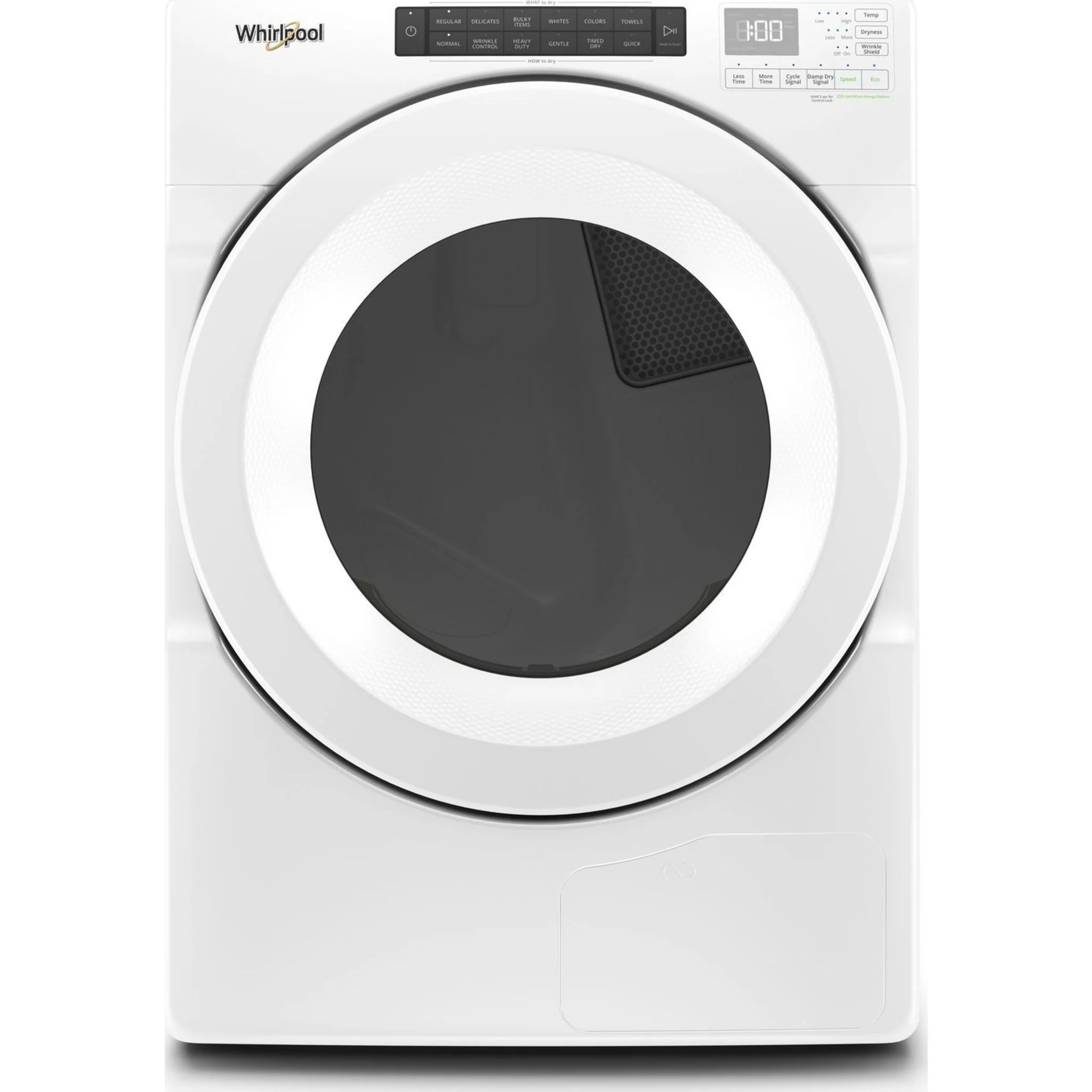 Whirlpool 7.4 cu.ft Front Load Heat Pump Dryer with Intiutitive Touch Controls, Advanced Moisture Sensing -White (YWHD560CHW) - Image 9