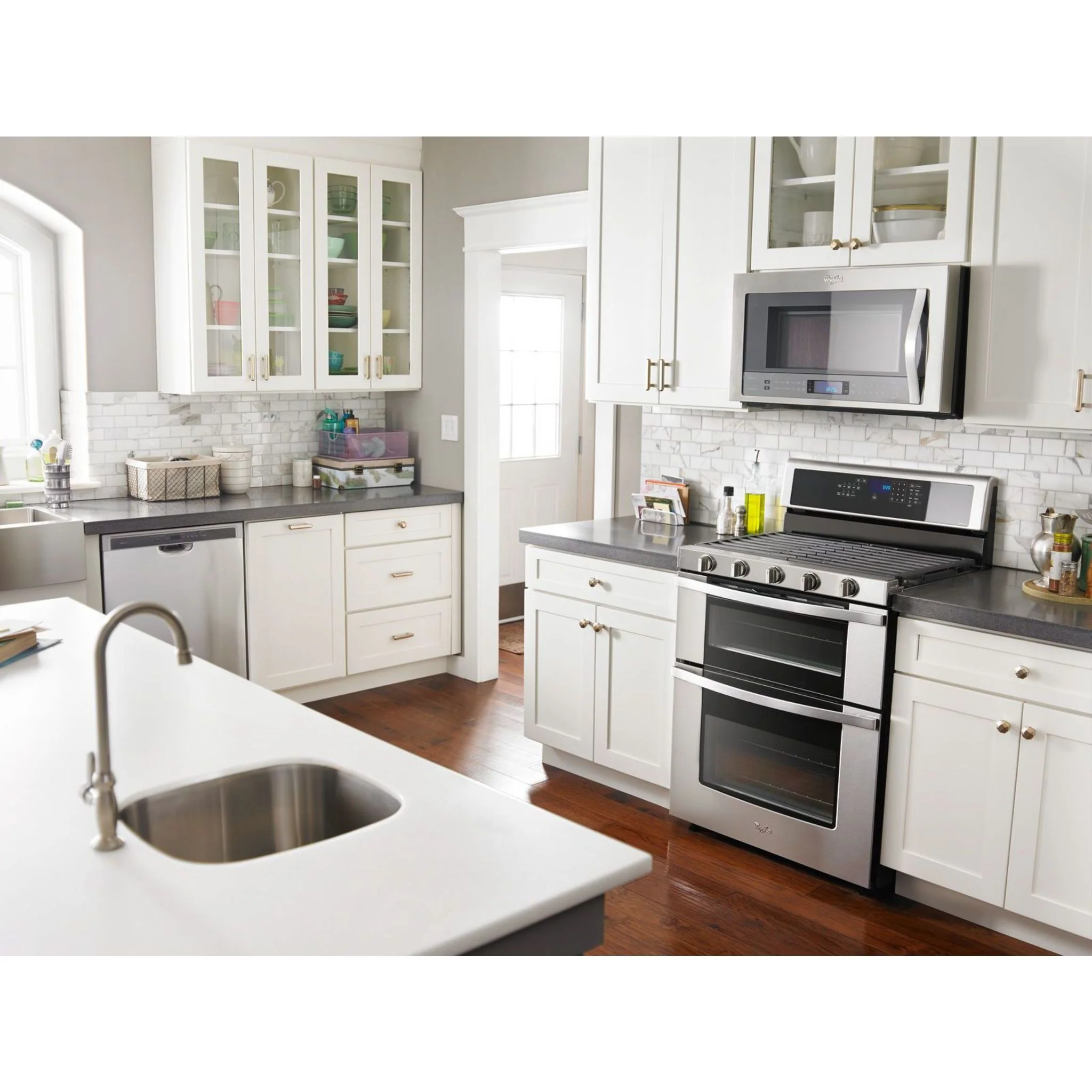 Whirlpool 6.0 Cu. Ft. Gas Double Oven Range with Center Oval Burner -Stainless Steel (WGG745S0FS) - Image 27