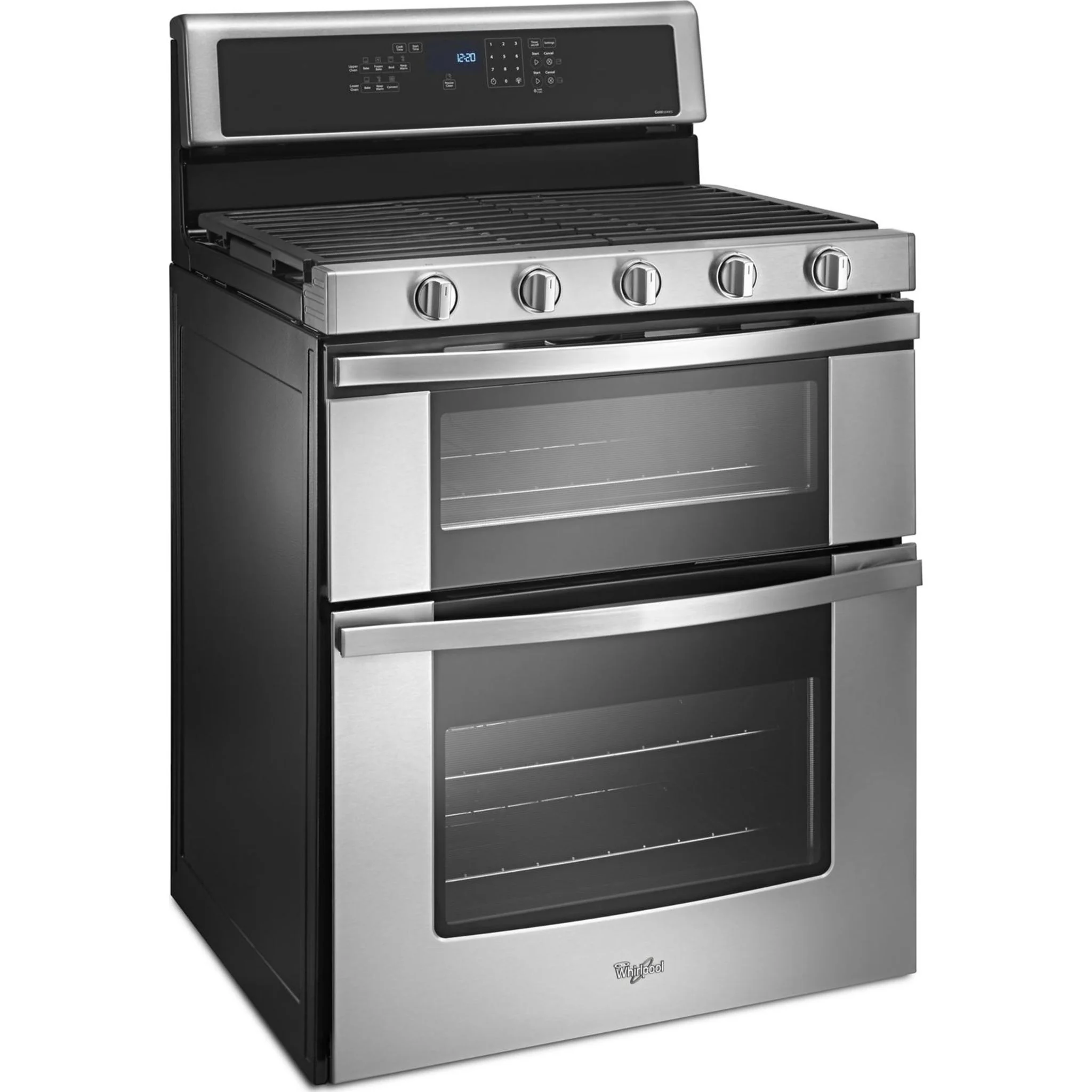 Whirlpool 6.0 Cu. Ft. Gas Double Oven Range with Center Oval Burner -Stainless Steel (WGG745S0FS) - Image 43