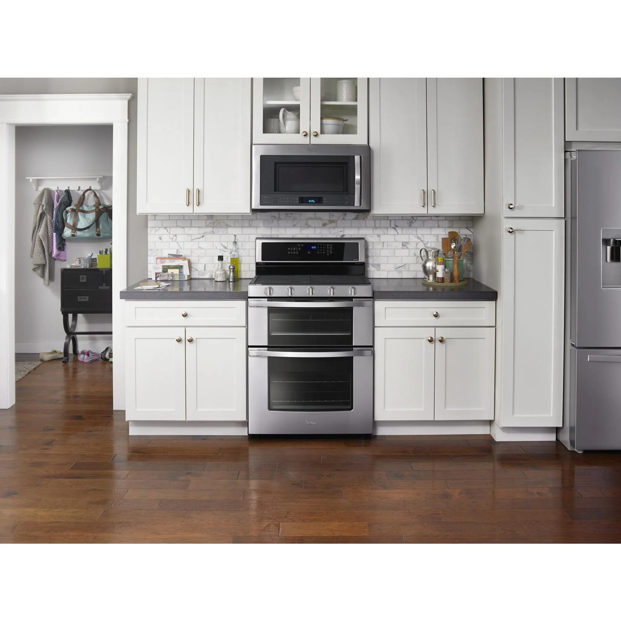 Whirlpool 6.0 Cu. Ft. Gas Double Oven Range with Center Oval Burner -Stainless Steel (WGG745S0FS) - Image 44