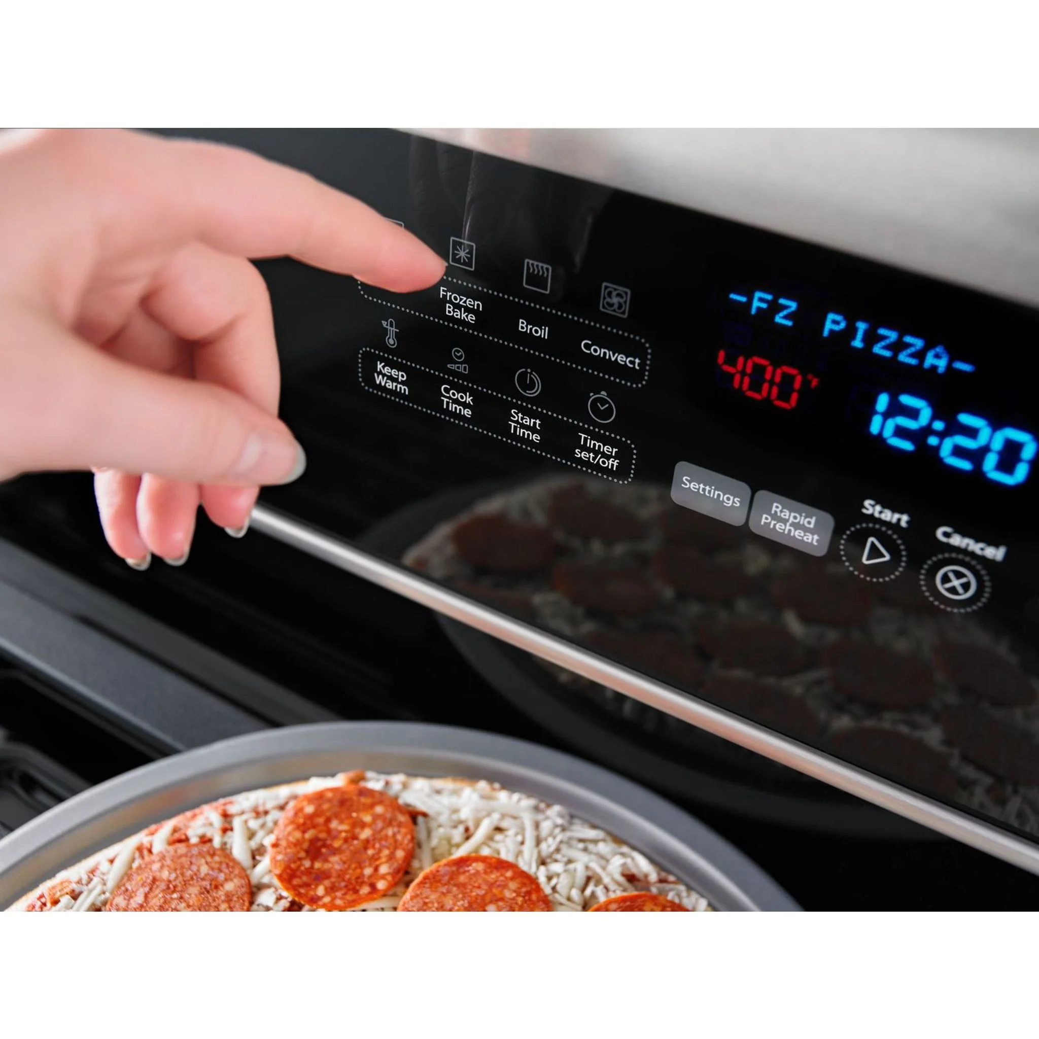 Whirlpool 6.0 Cu. Ft. Gas Double Oven Range with Center Oval Burner -Stainless Steel (WGG745S0FS) - Image 9