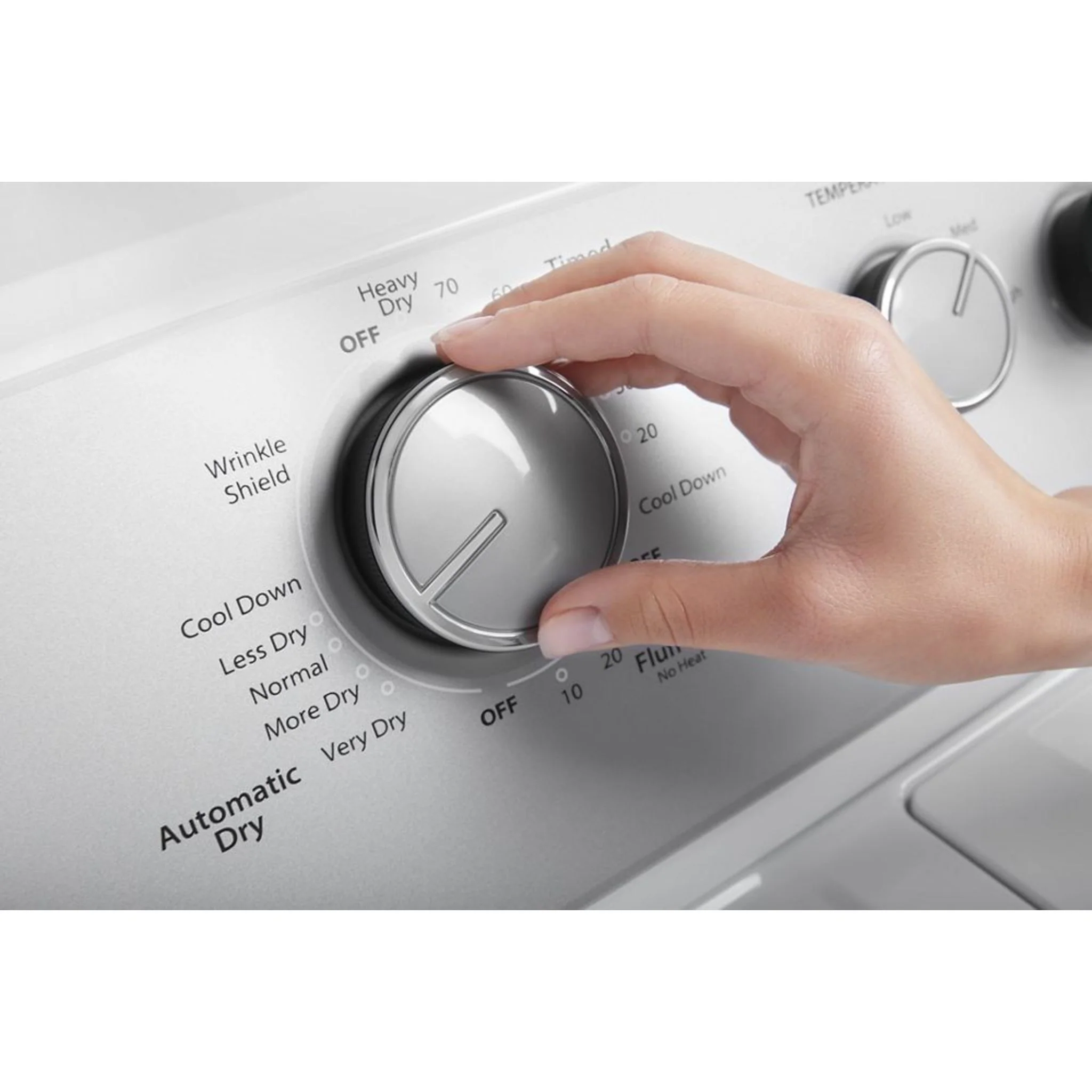 Whirlpool 7.0 Cu. Ft. Top Load Electric Dryer with Moisture Sensor -White (YWED6150PW) - Image 4