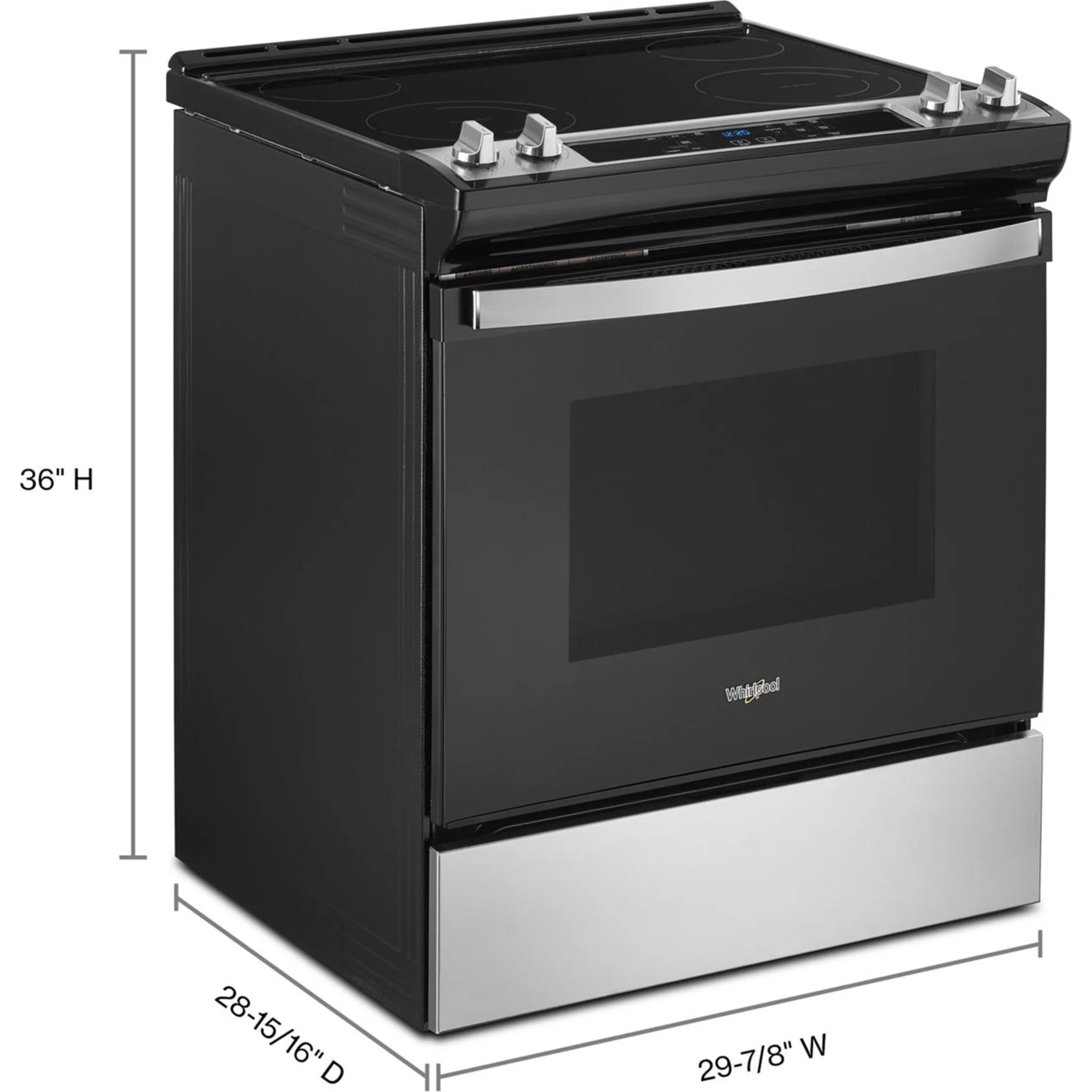 Whirlpool 4.8 Cu. Ft. Electric Range with Frozen BakeTechnology -Stainless Steel (YWEE515S0LS) - Image 24