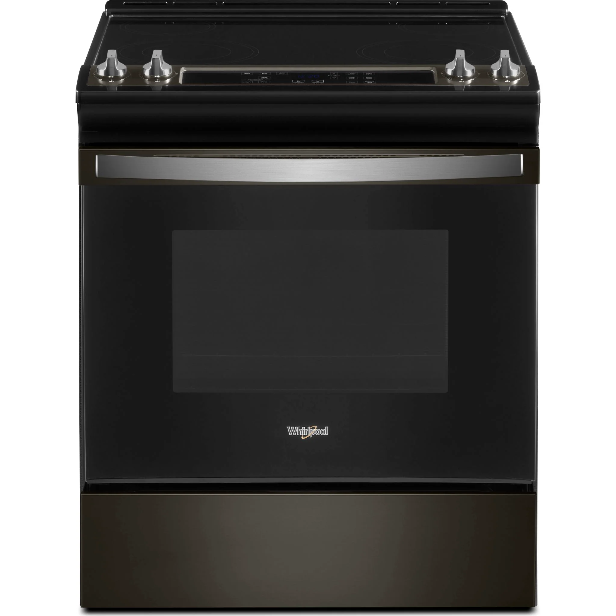Whirlpool 4.8 Cu. Ft. Electric Range with Frozen BakeTechnology -Black Stainless (YWEE515S0LV)