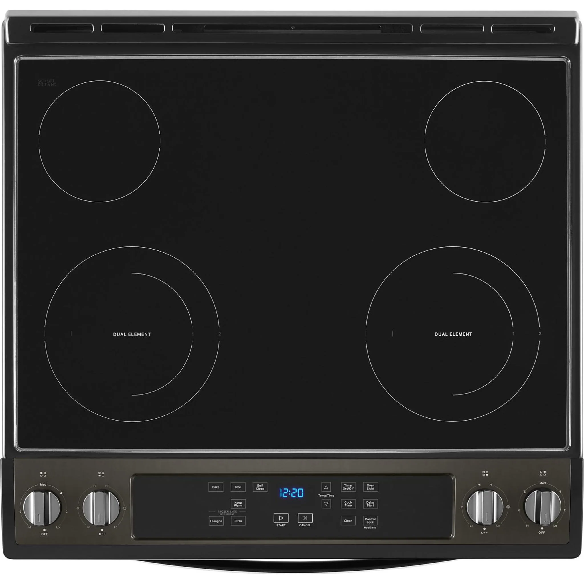 Whirlpool 4.8 Cu. Ft. Electric Range with Frozen BakeTechnology -Black Stainless (YWEE515S0LV) - Image 19