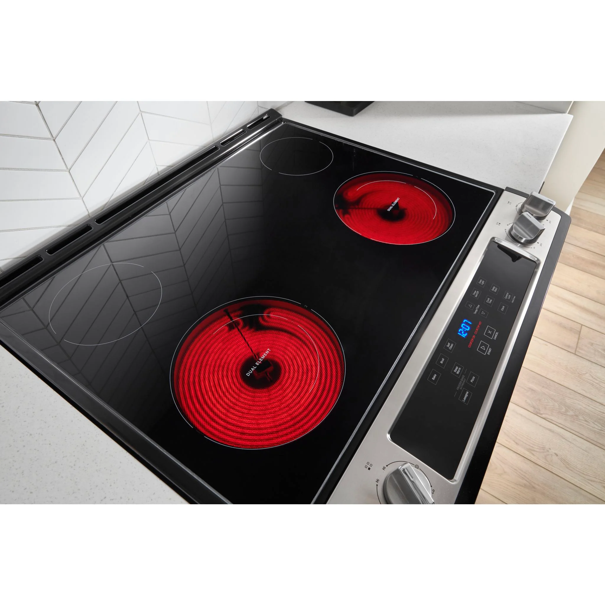 Whirlpool 4.8 Cu. Ft. Electric Range with Frozen BakeTechnology -Black Stainless (YWEE515S0LV) - Image 3