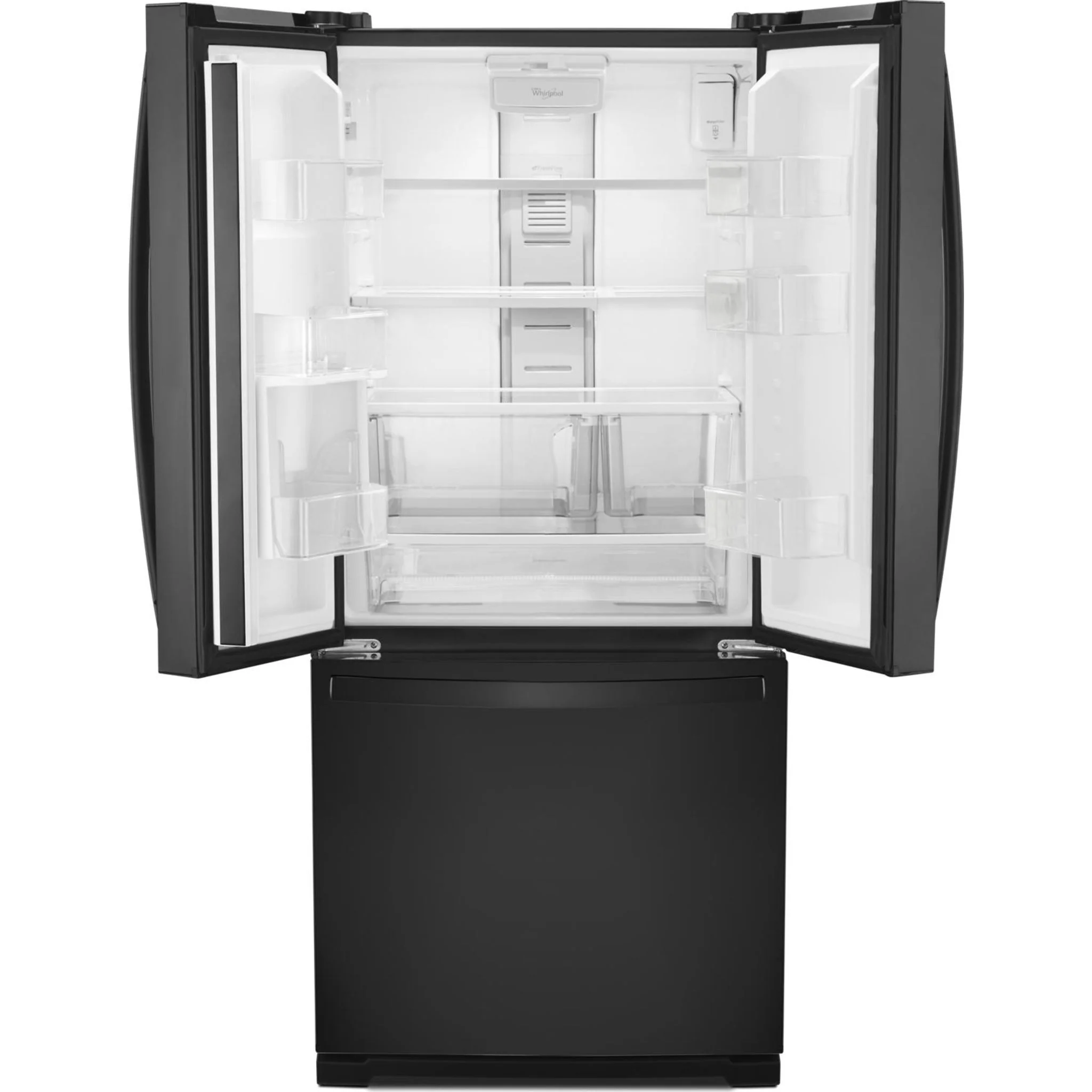 Whirlpool 30-inch Wide French Door Refrigerator - 20 cu. ft. -Black (WRF560SEHB) - Image 19