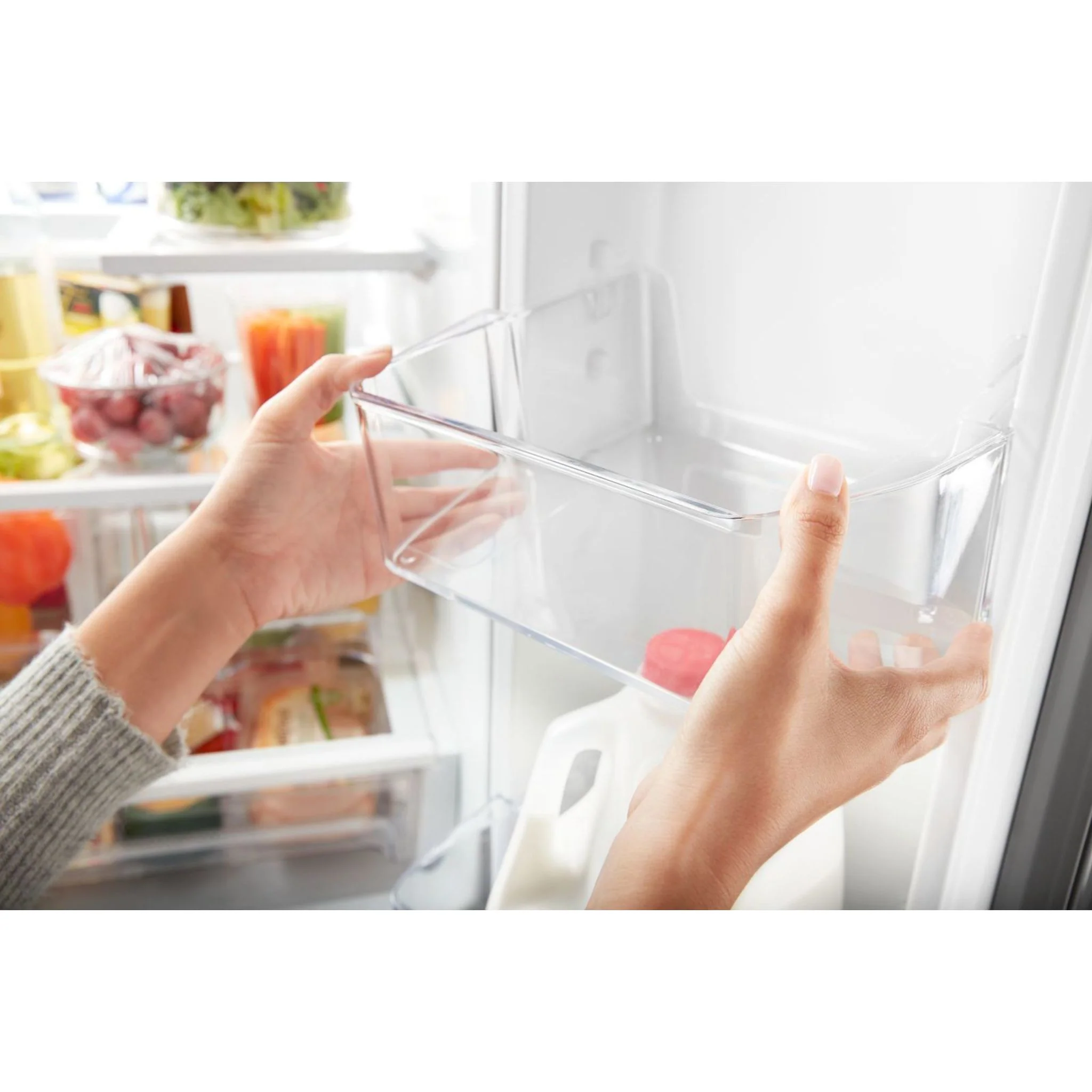 Whirlpool 30-inch Wide French Door Refrigerator - 20 cu. ft. -Black (WRF560SEHB) - Image 30